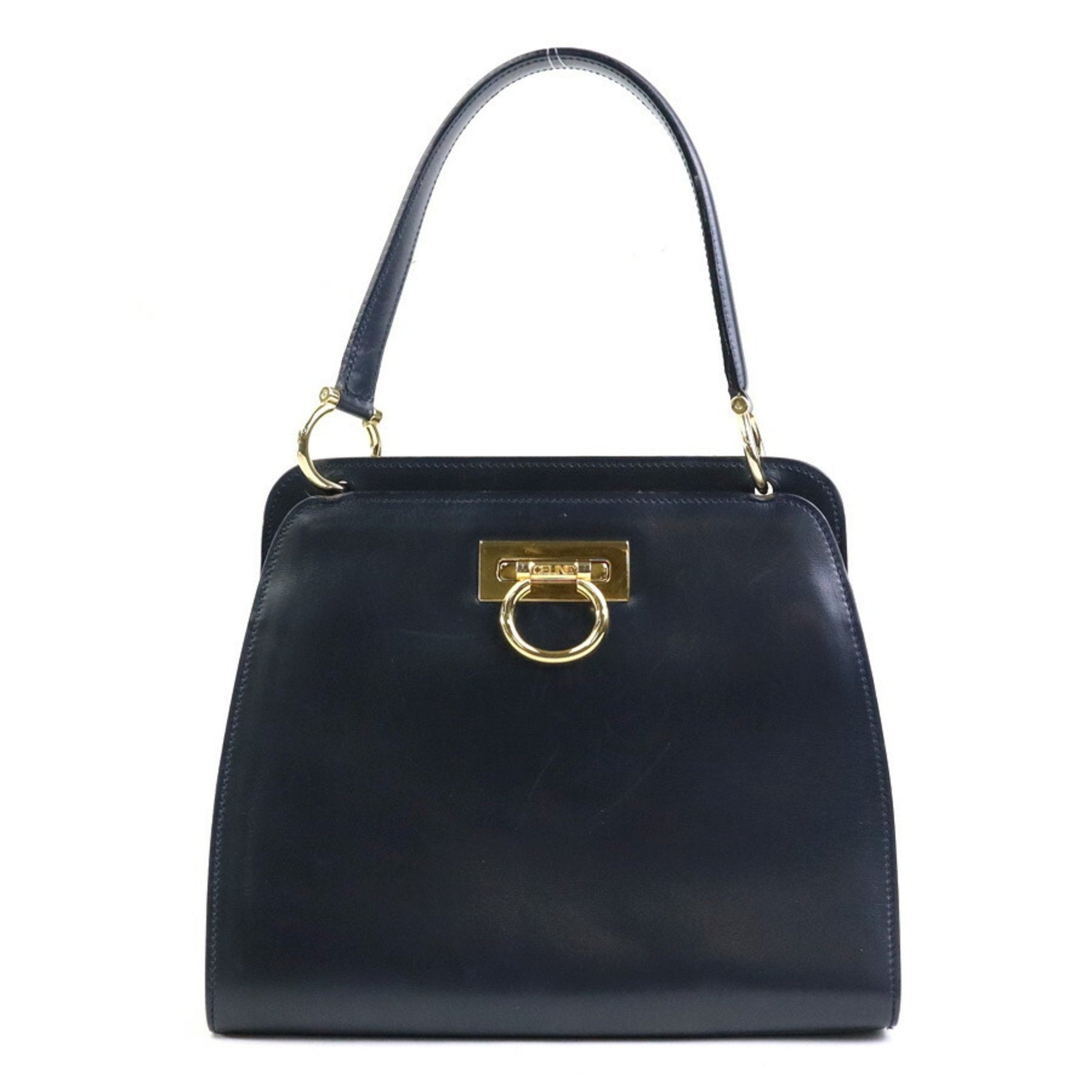 CELINE handbag leather gold