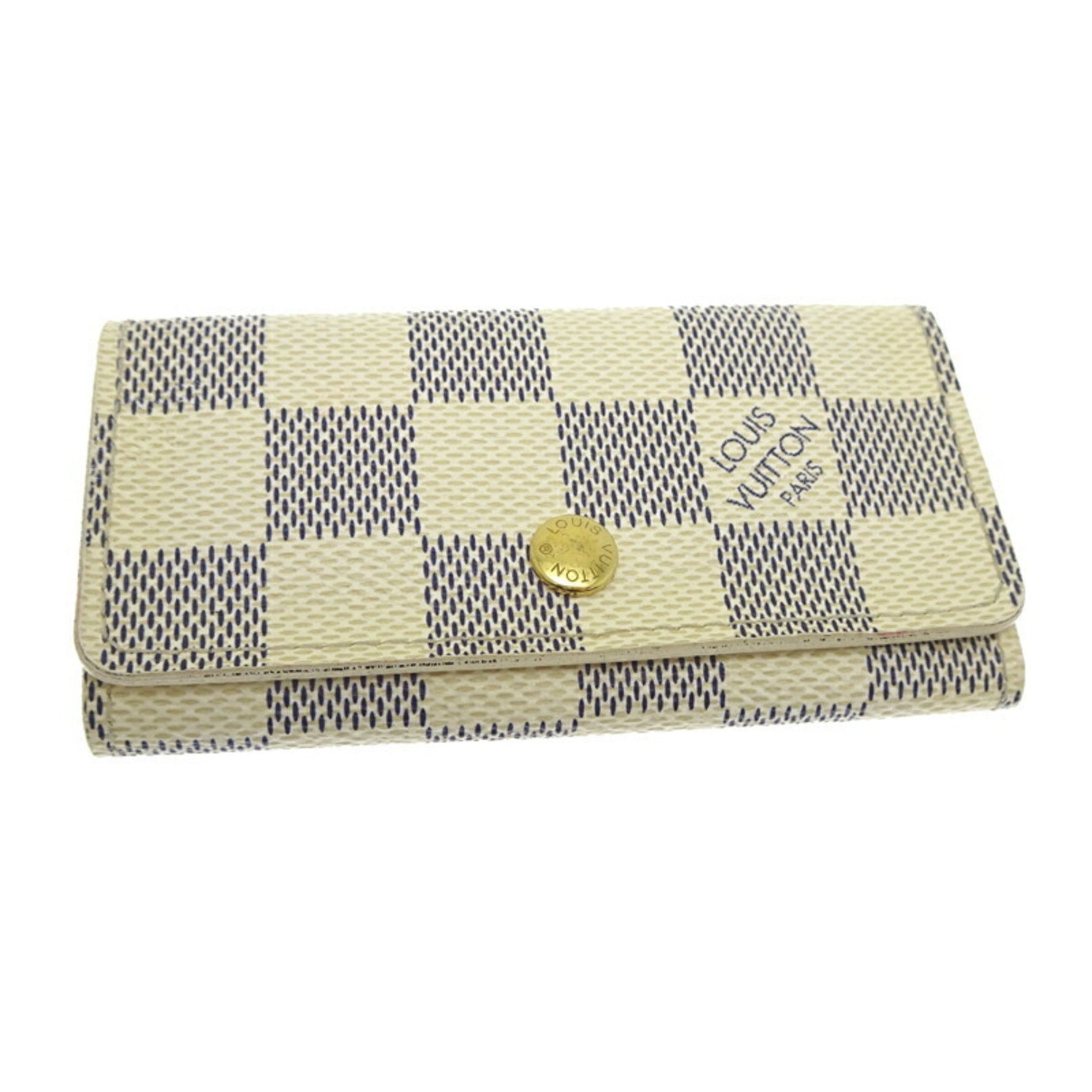 Louis Vuitton Multicle 4 and Men's Key Case Damier Azur