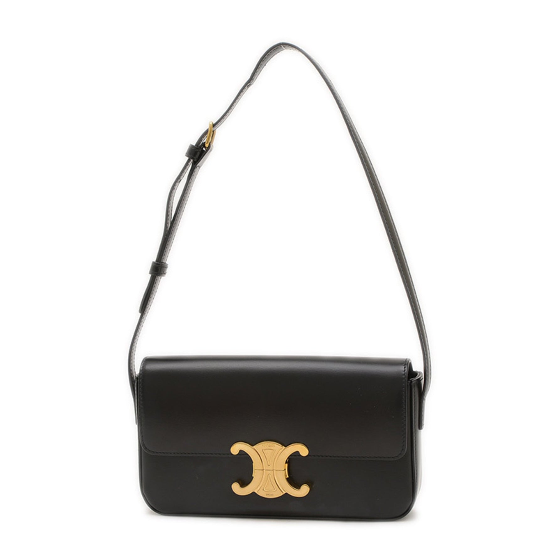 Celine Triomphe Claude Shoulder Bag Leather BP