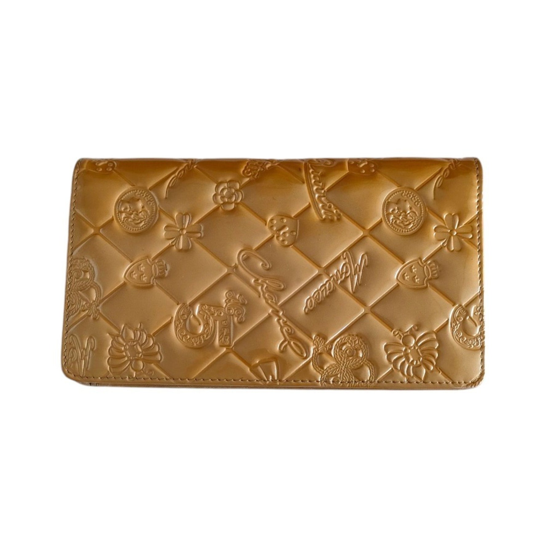 CHANEL Coco Mark Symbol Charm Icon Bi-fold Long Wallet Color