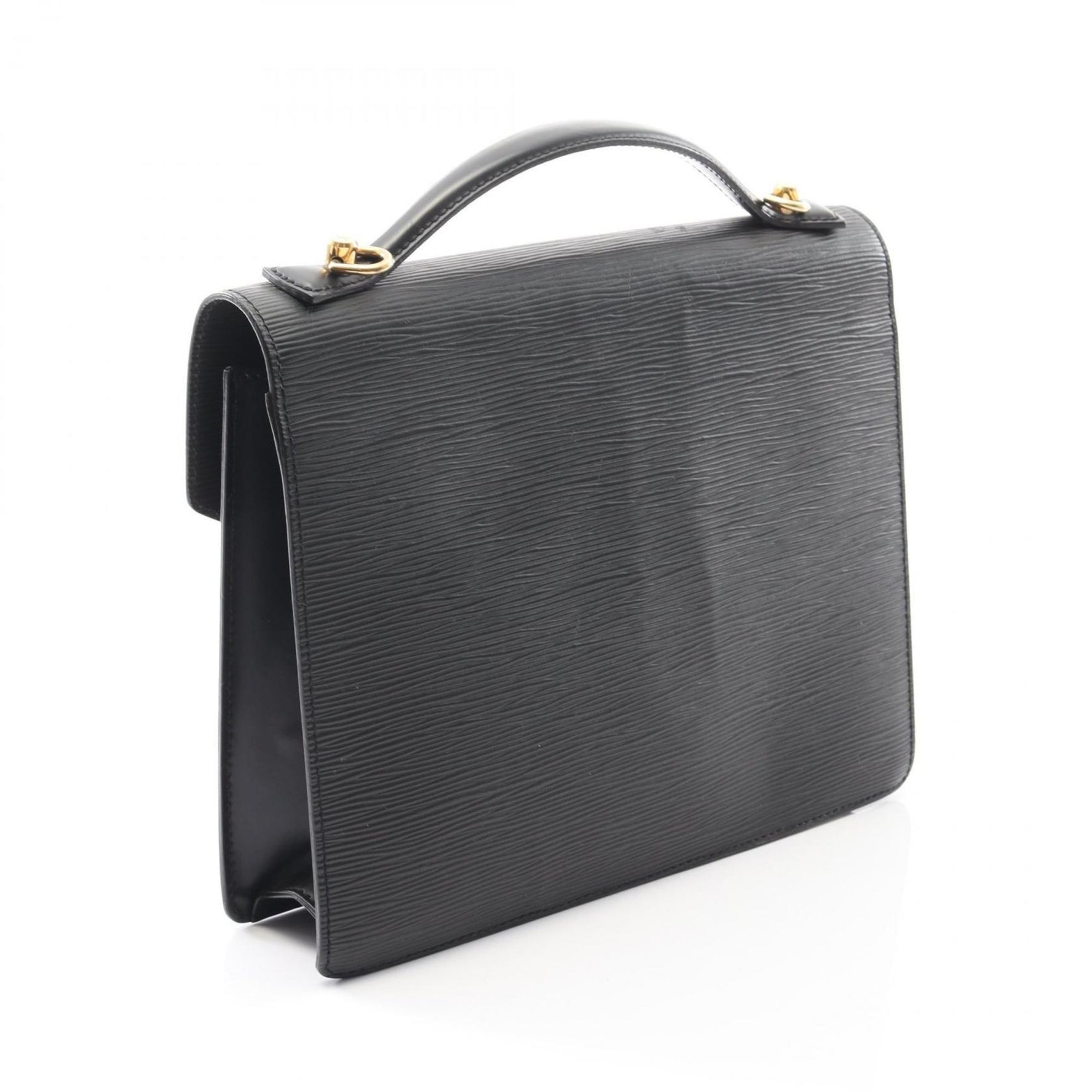 Louis Vuitton Monceau handbag in Epi leather, black