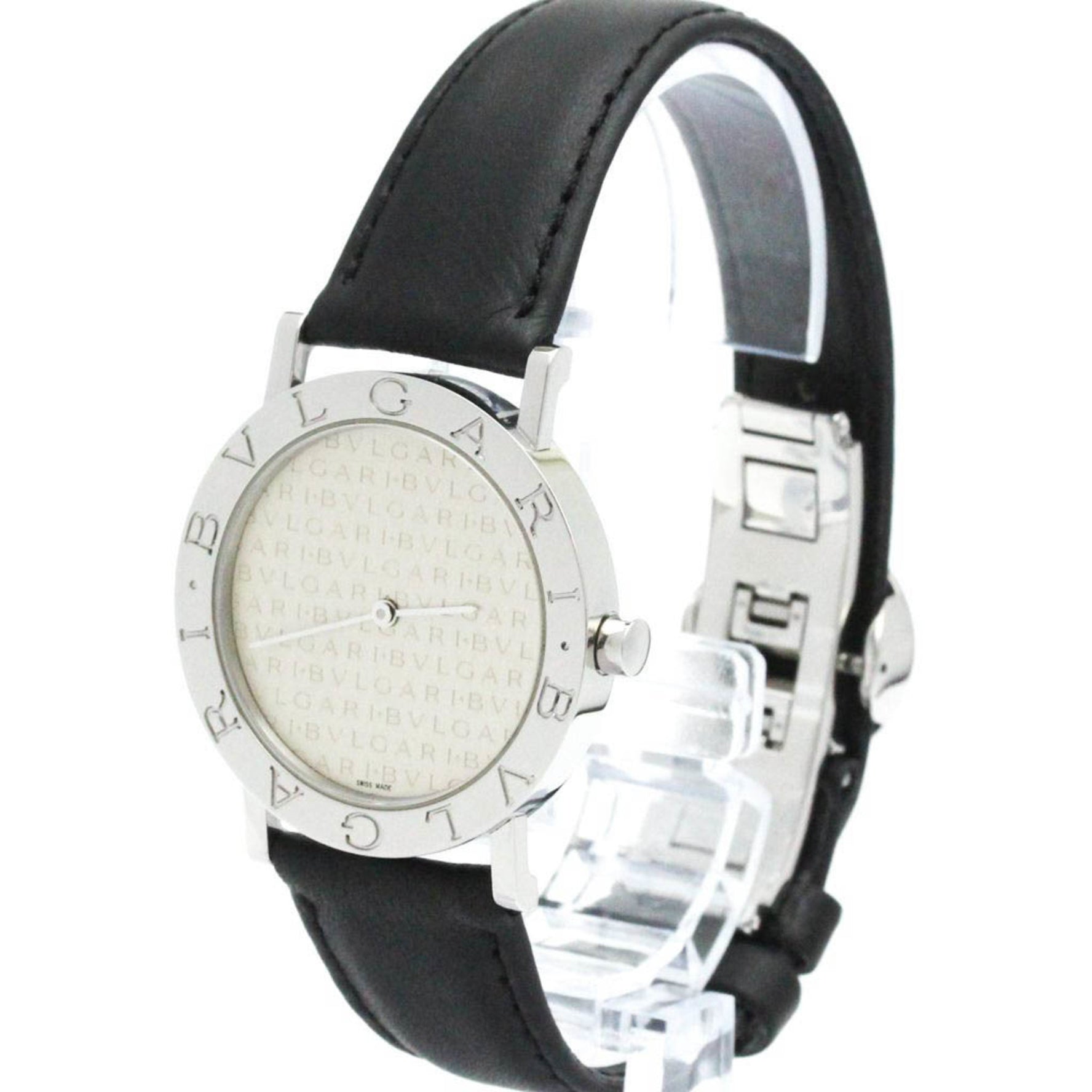 Polished BVLGARI BVLGARI-BVLGARI Logo Mania Automatic Watch