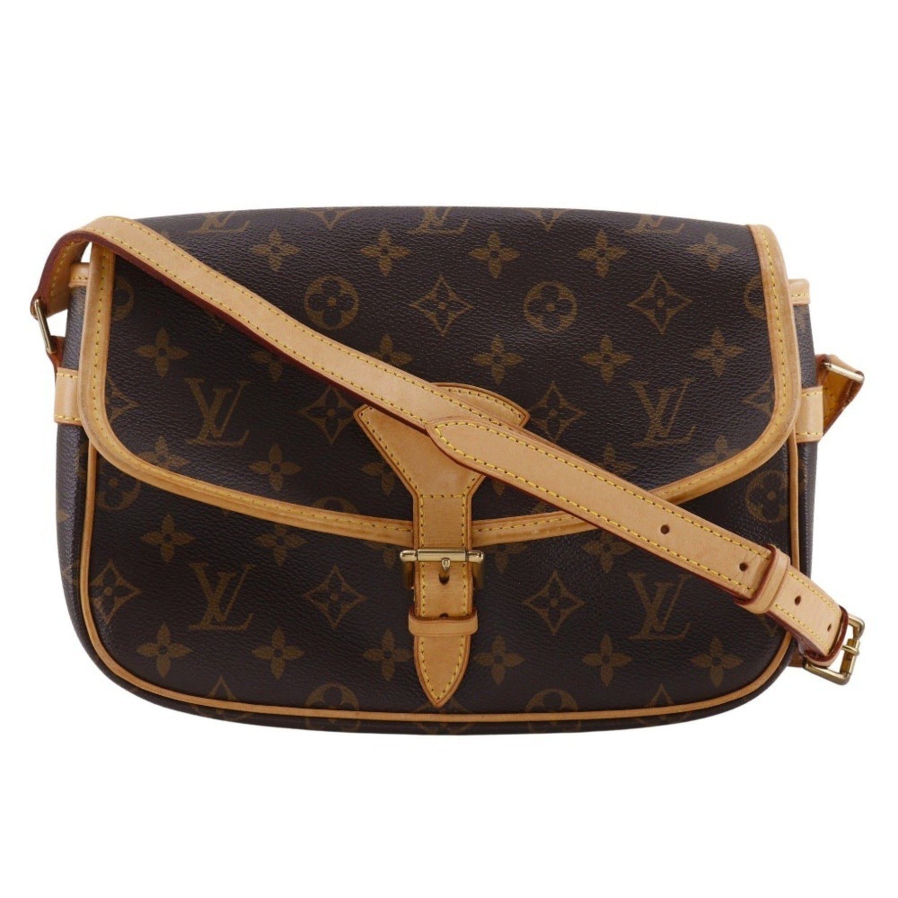Louis Vuitton Sologne Shoulder Bag Monogram Canvas 2006 Belt Clasp