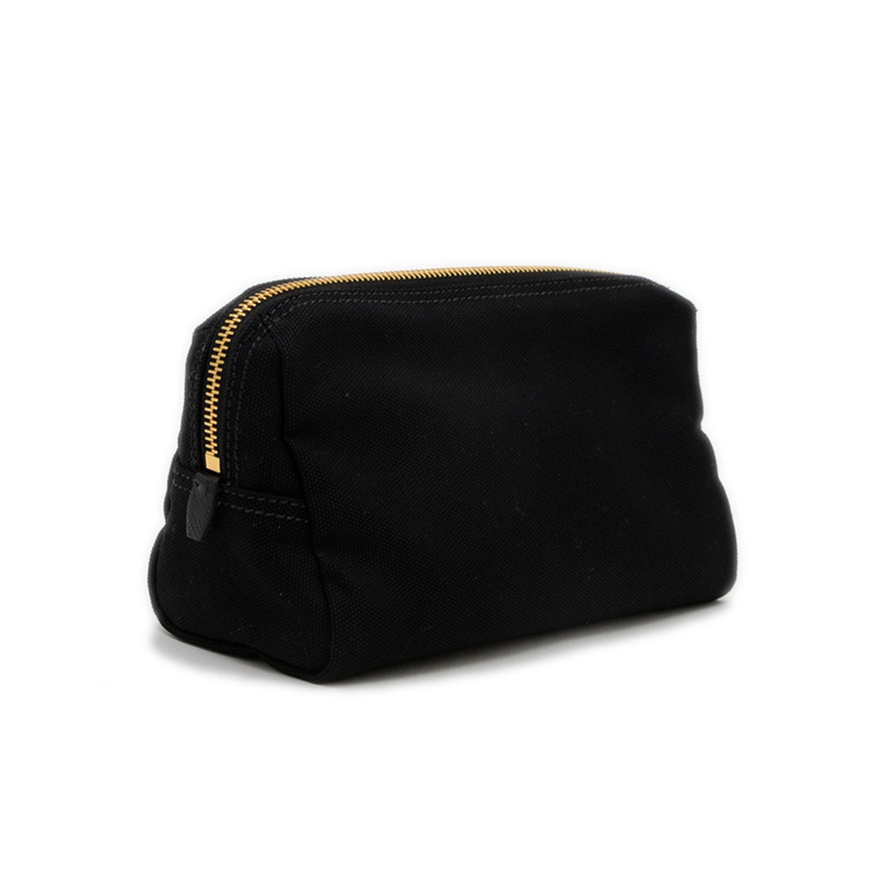 Prada Canapa Pouch Bag Canvas Black BP