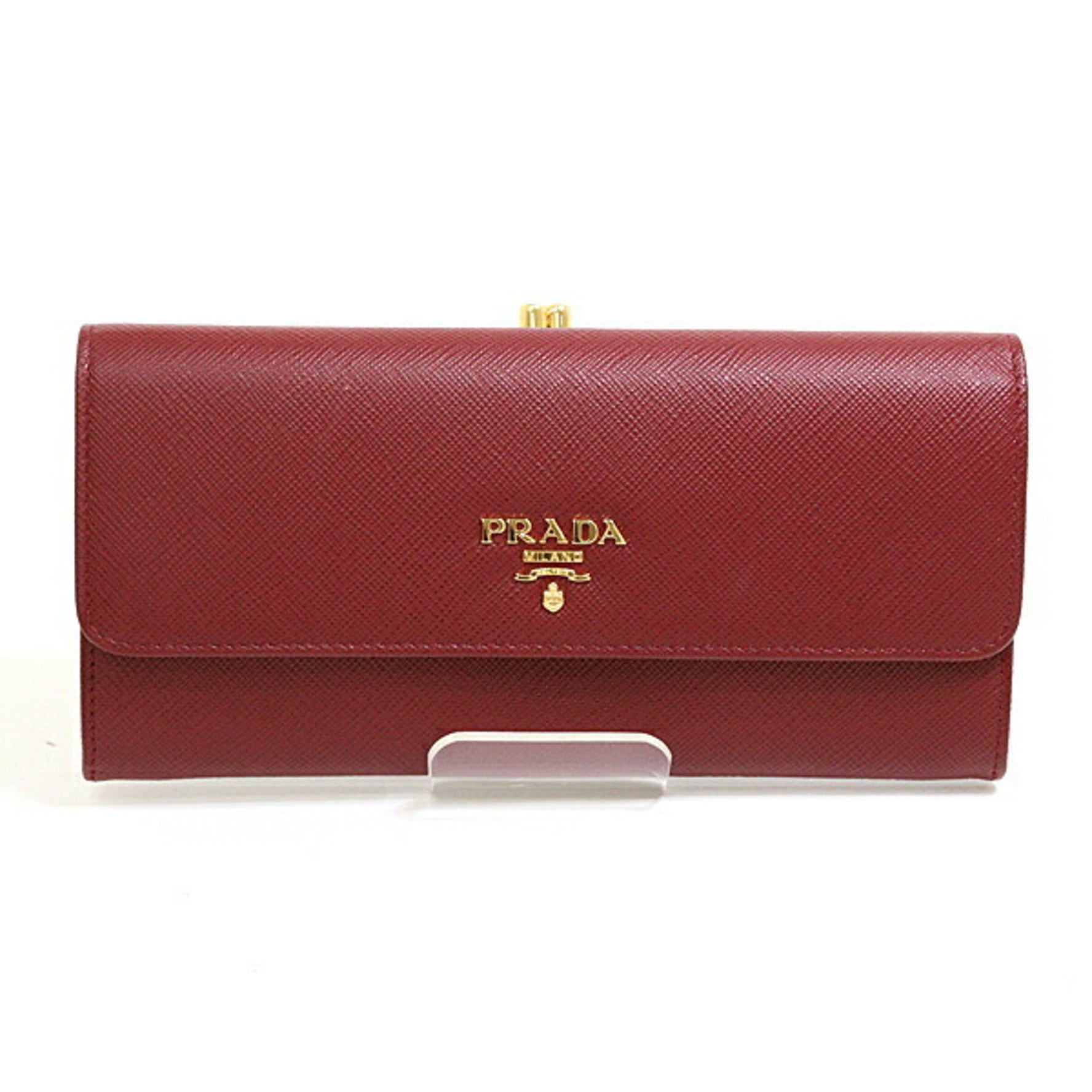PRADA Long Wallet CERISE