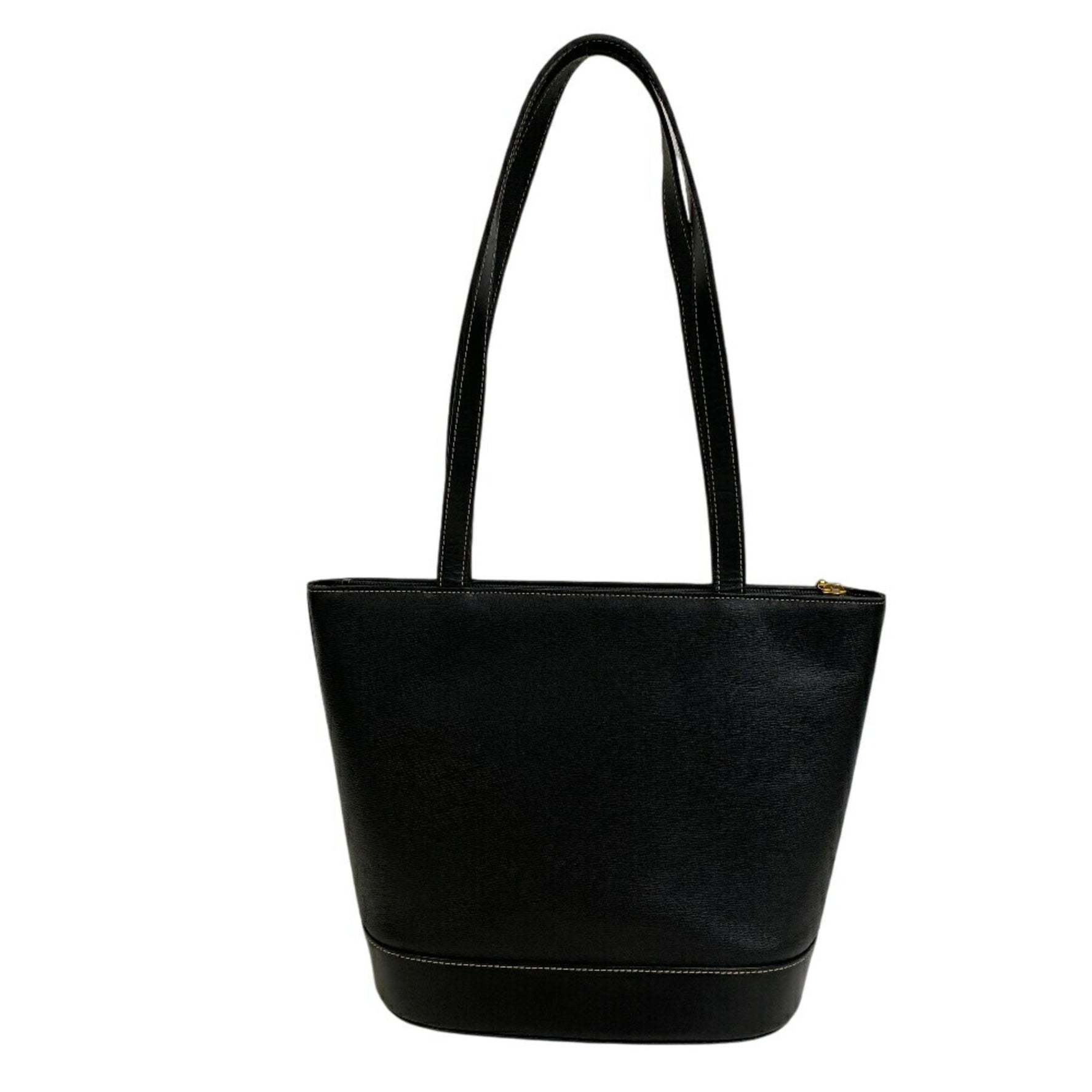 BURBERRY handbag plate nova check tote bag black