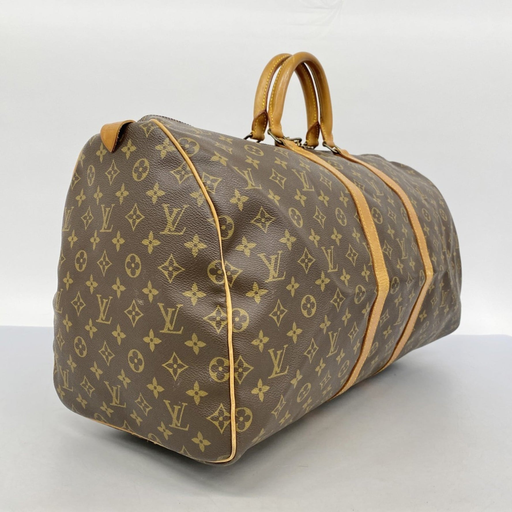 Louis Vuitton Monogram Keepall 55 Boston Bag Men's and