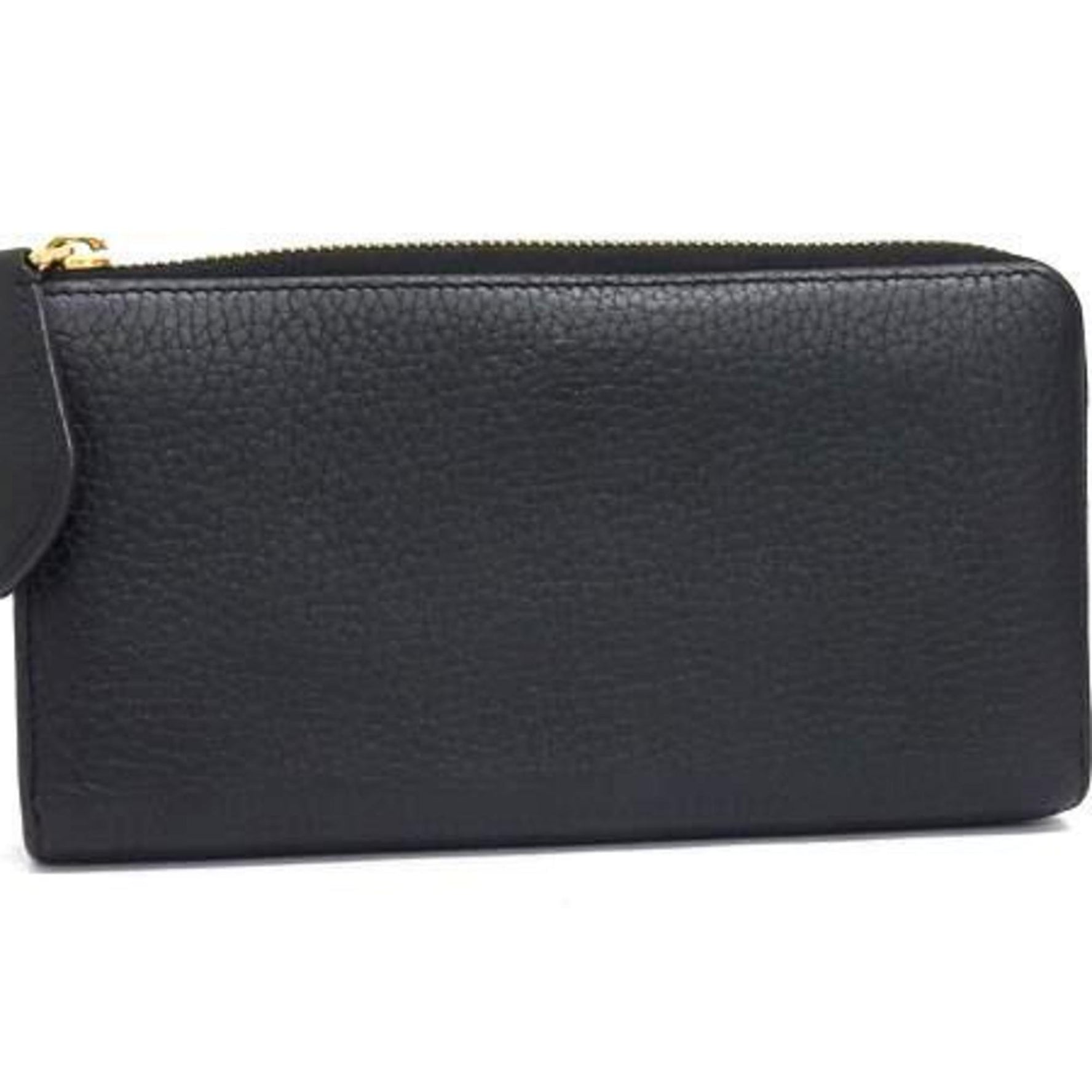 Louis Vuitton Long Wallet Taurillon Portefeuille Comet Noir Leather Men's L-Shaped