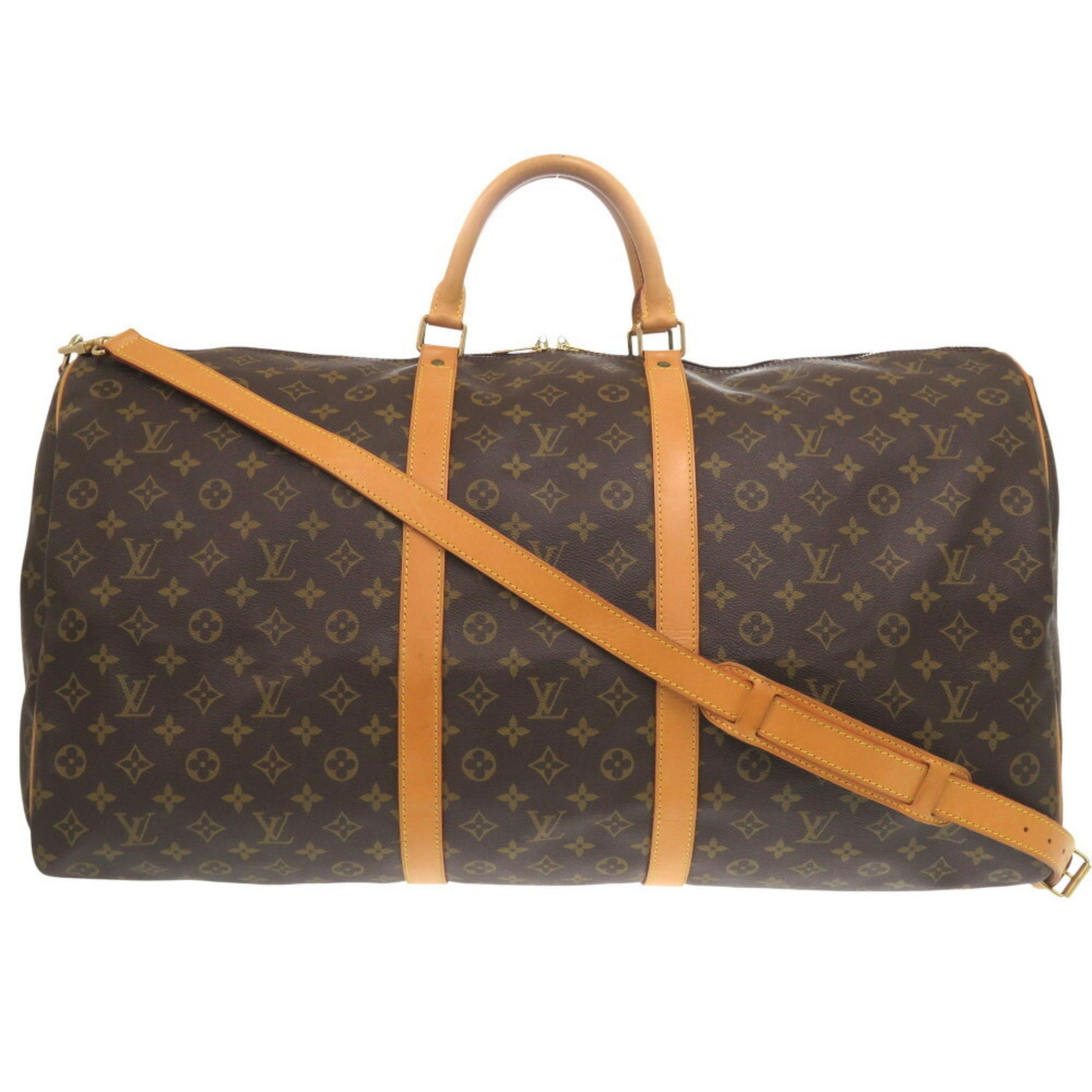 Louis Vuitton Keepall Bandouliere 60 Monogram Boston Bag 1188