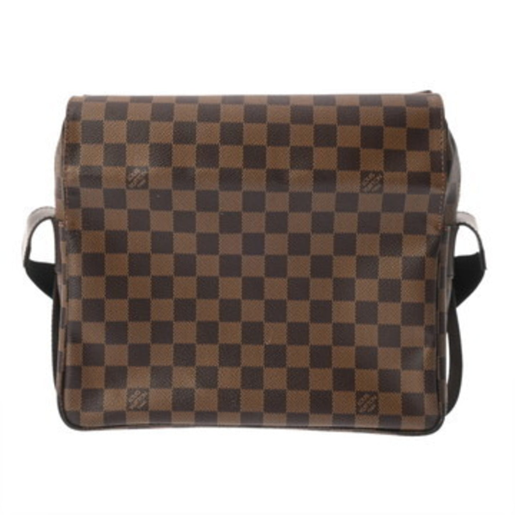 LOUIS VUITTON Damier Naviglio Men's/Women's Canvas Shoulder Bag, AB Rank, Pre-owned, Ginzo