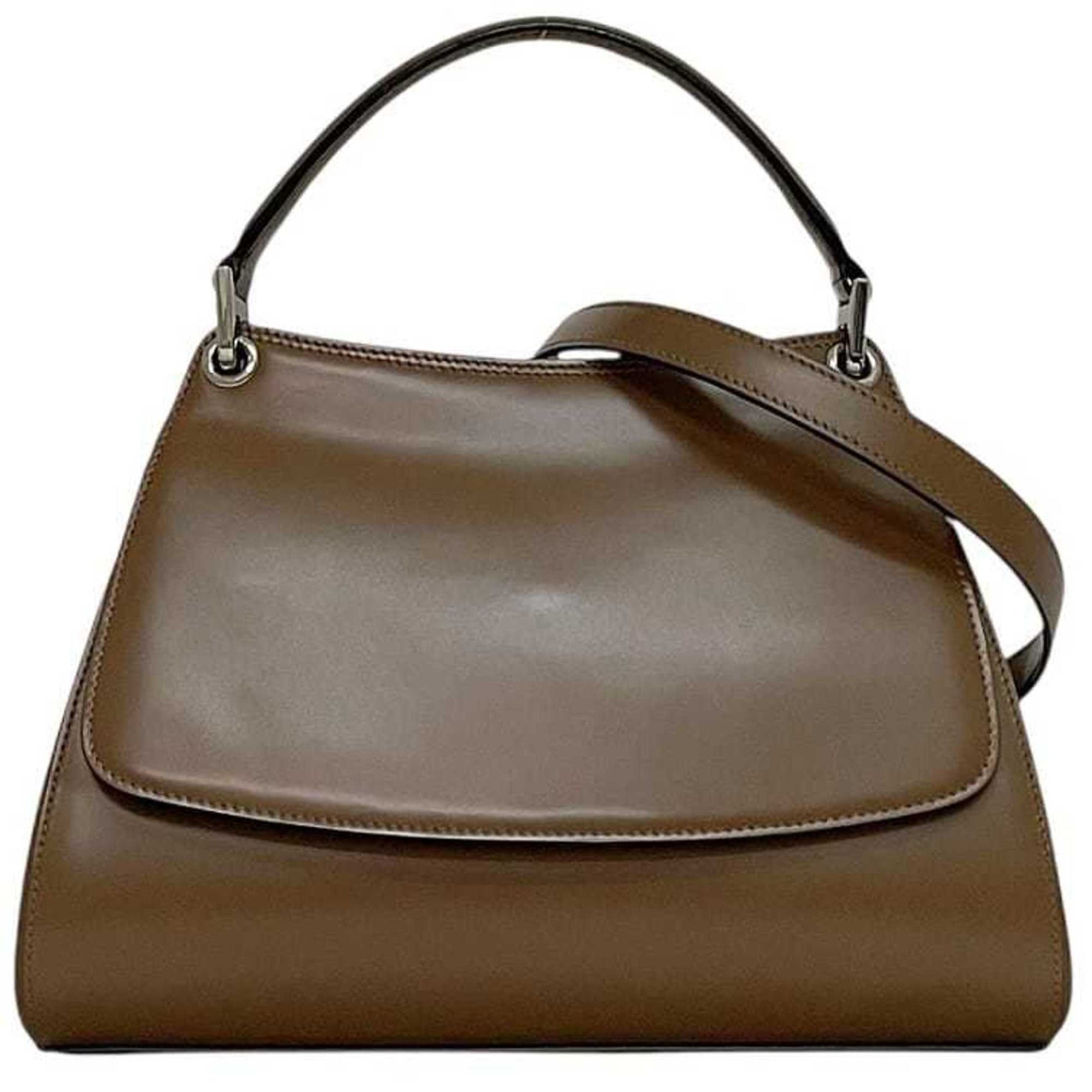 Bally bag leather shoulder bag, mini handbag, flap freestanding