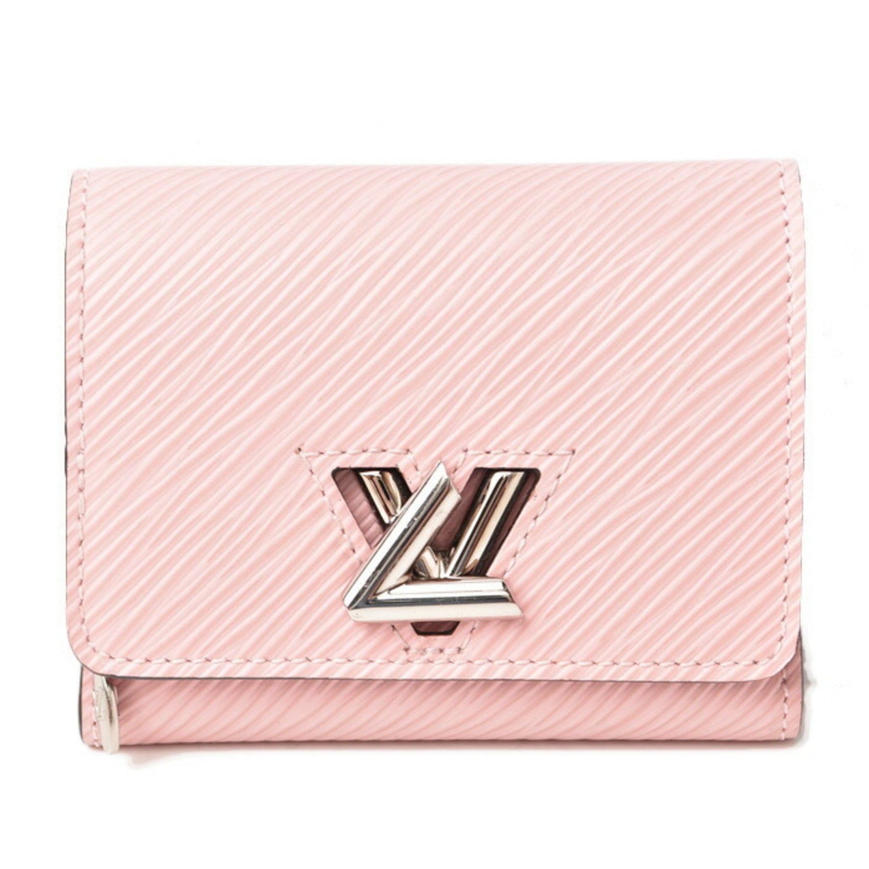 Louis Vuitton Tri-fold Wallet Portefeuille Twist Compact XS Epi Rose Ballerine
