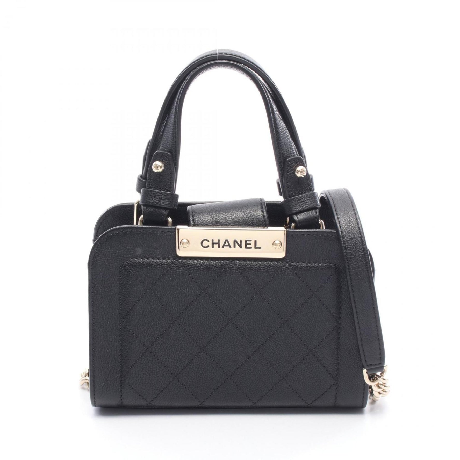 CHANEL Matelasse Shoulder Bag in Calfskin Leather (Cowhide)