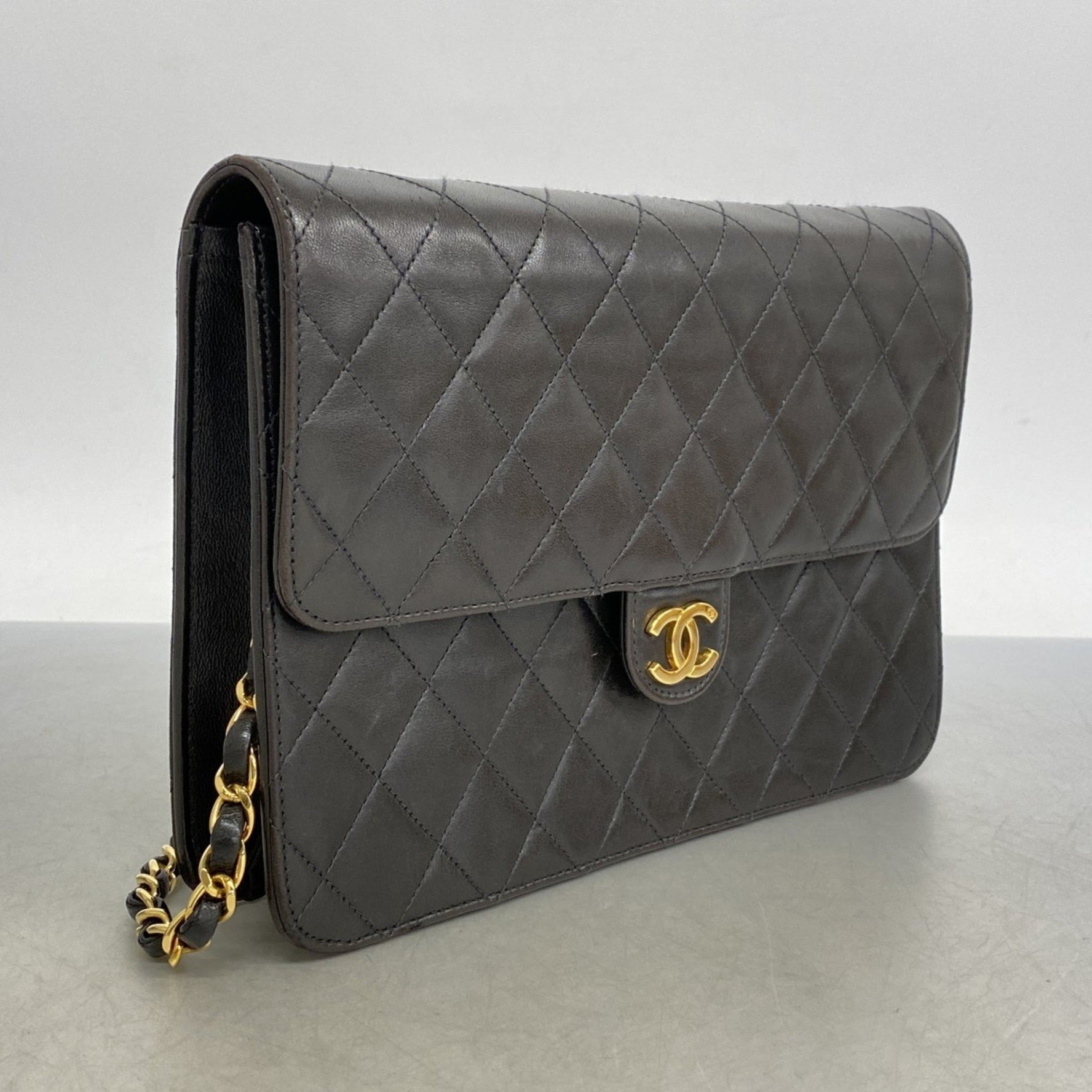 Chanel Matelasse Shoulder Bag with Chain Bag, Lambskin