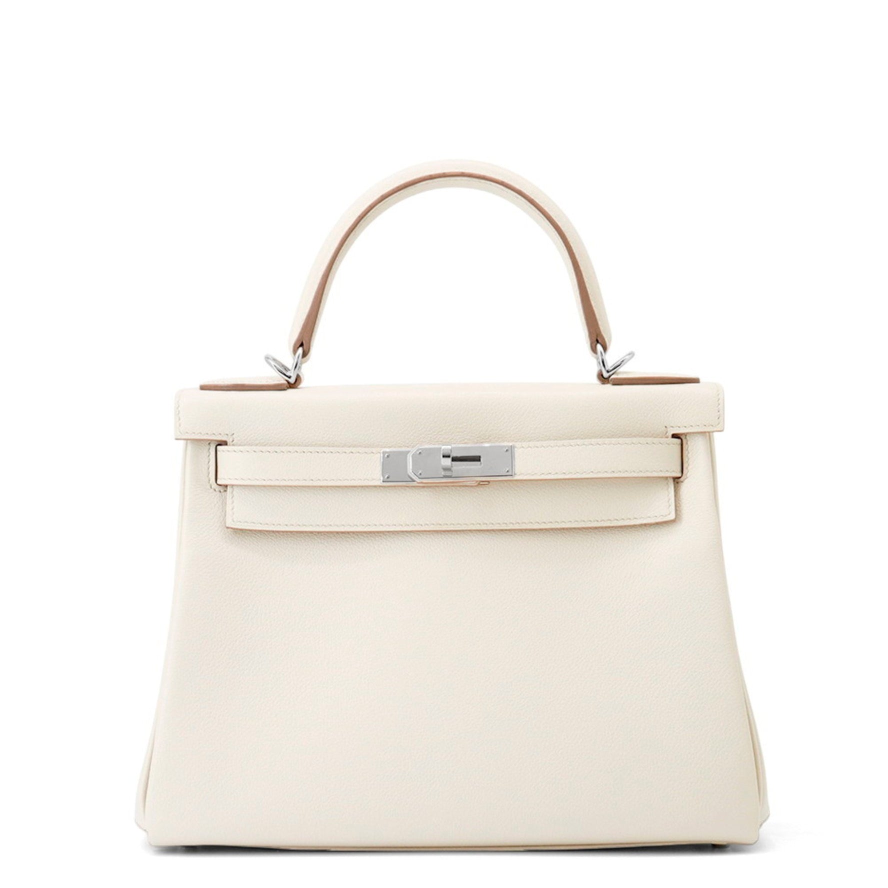 Hermès Kelly 28 handbag, inner stitching, beton, Evercolor, double stamped, HERMES bag