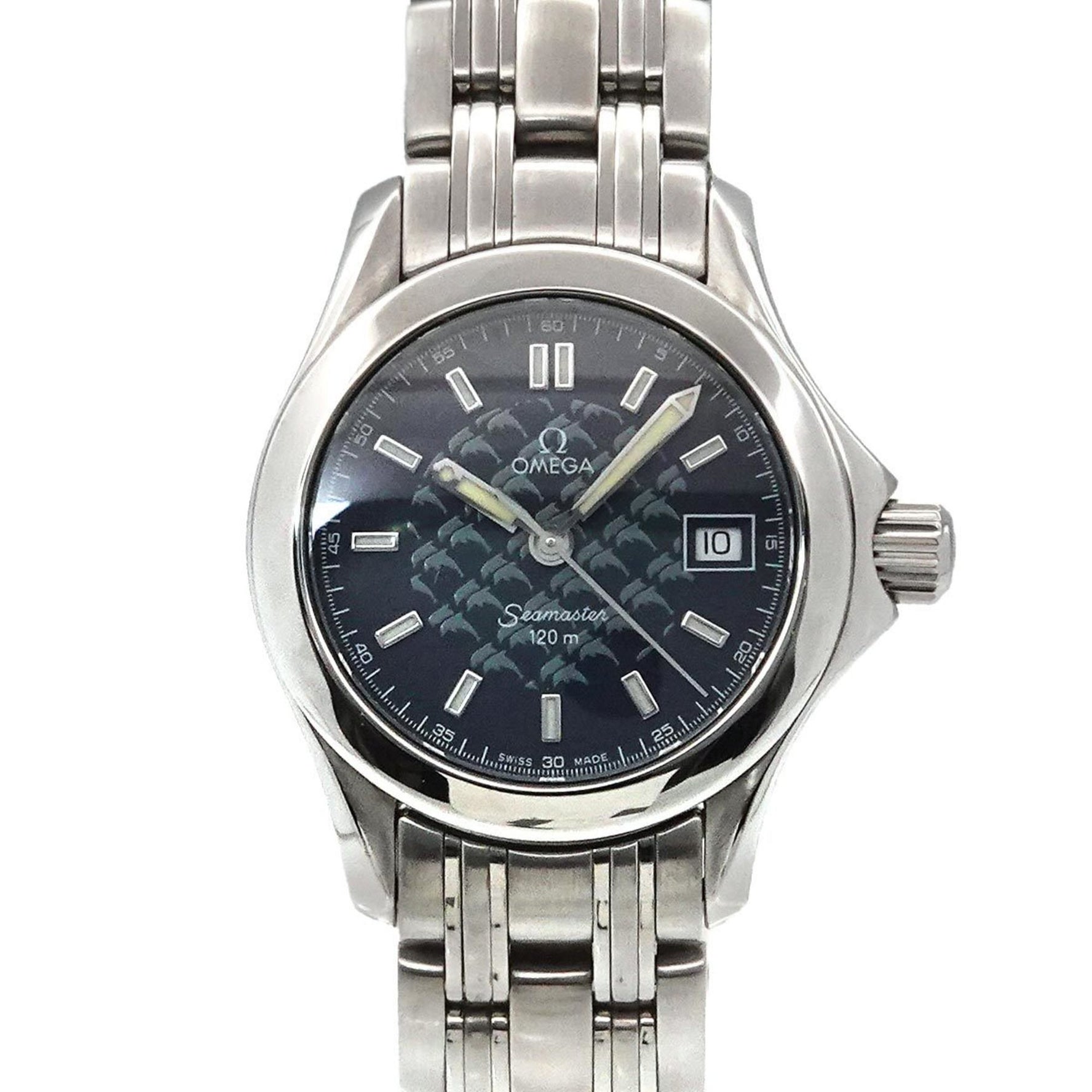 OMEGA Seamaster 120 Jacques Mayol 2002 Limited Edition of 1,500 Pieces 2588 80 Watch Date Navy Quartz
