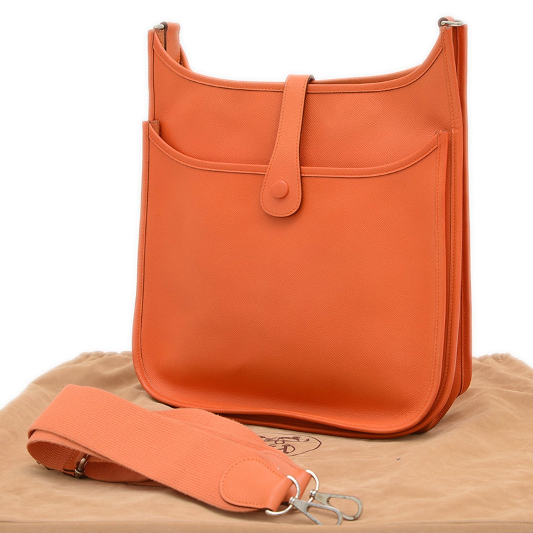 Hermes Hermès Evelyn Shoulder Bag, Epson Silver Hardware, P Stamp, Complementary Colors Available
