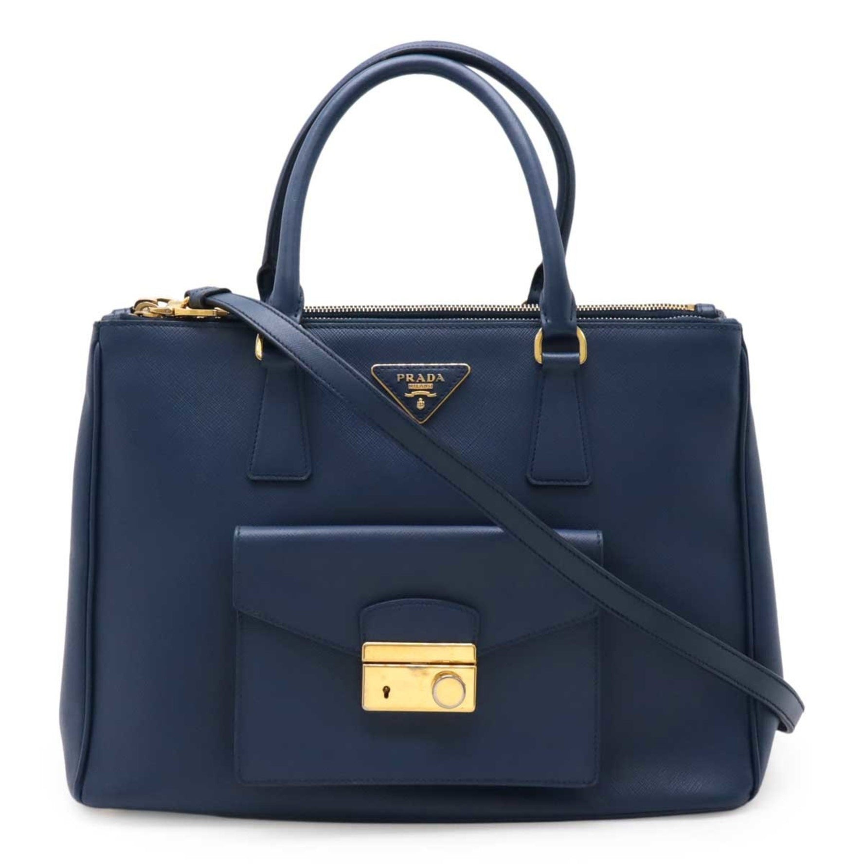 PRADA handbag shoulder bag SAFFIANO Saffiano leather