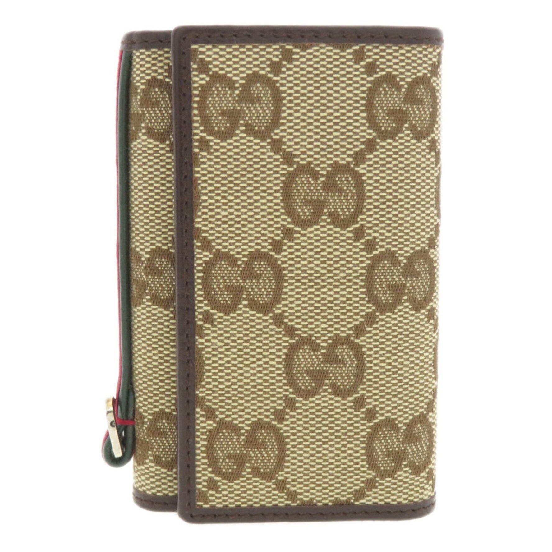 Gucci GG Key Case Canvas Leather