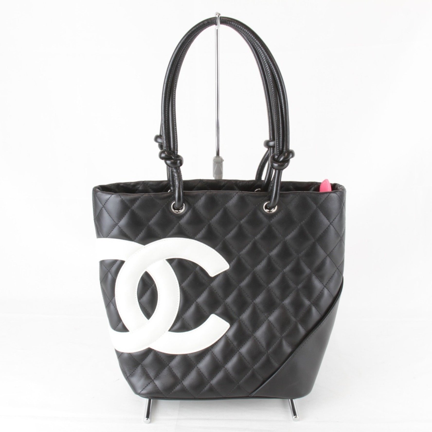 CHANEL Medium Tote Cambon Line Bag Leather