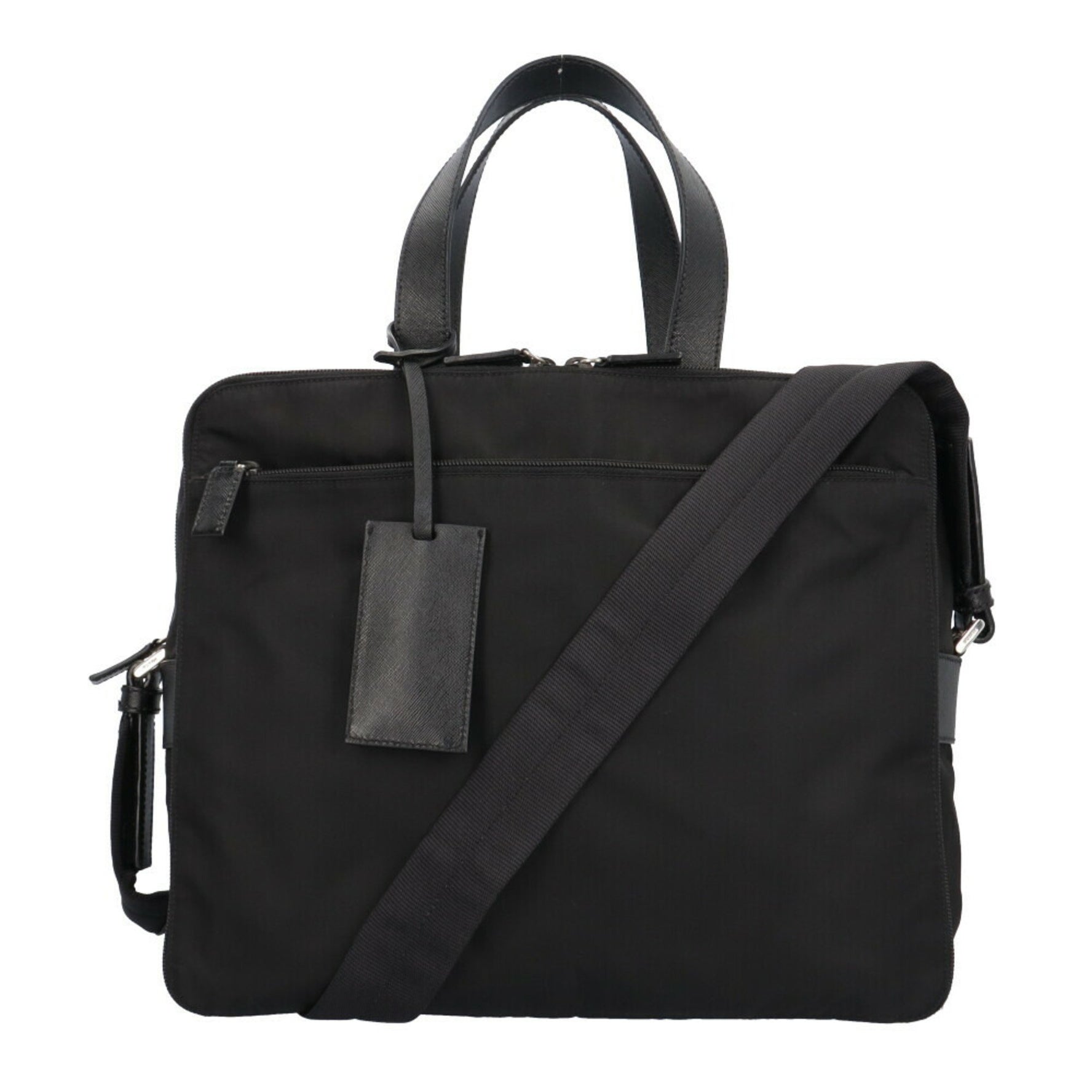 Prada bag, nylon, black, men's, PRADA 2-way