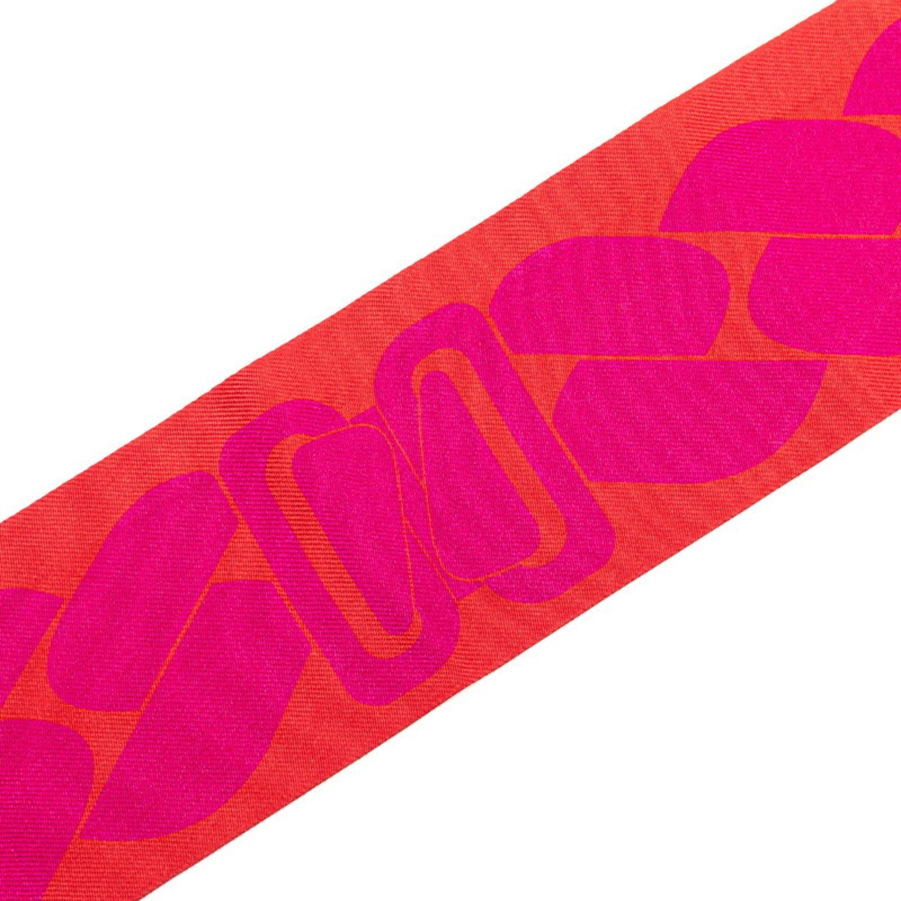 Hermes Twilly Click Se Nue Scarf, Red and Purple Silk
