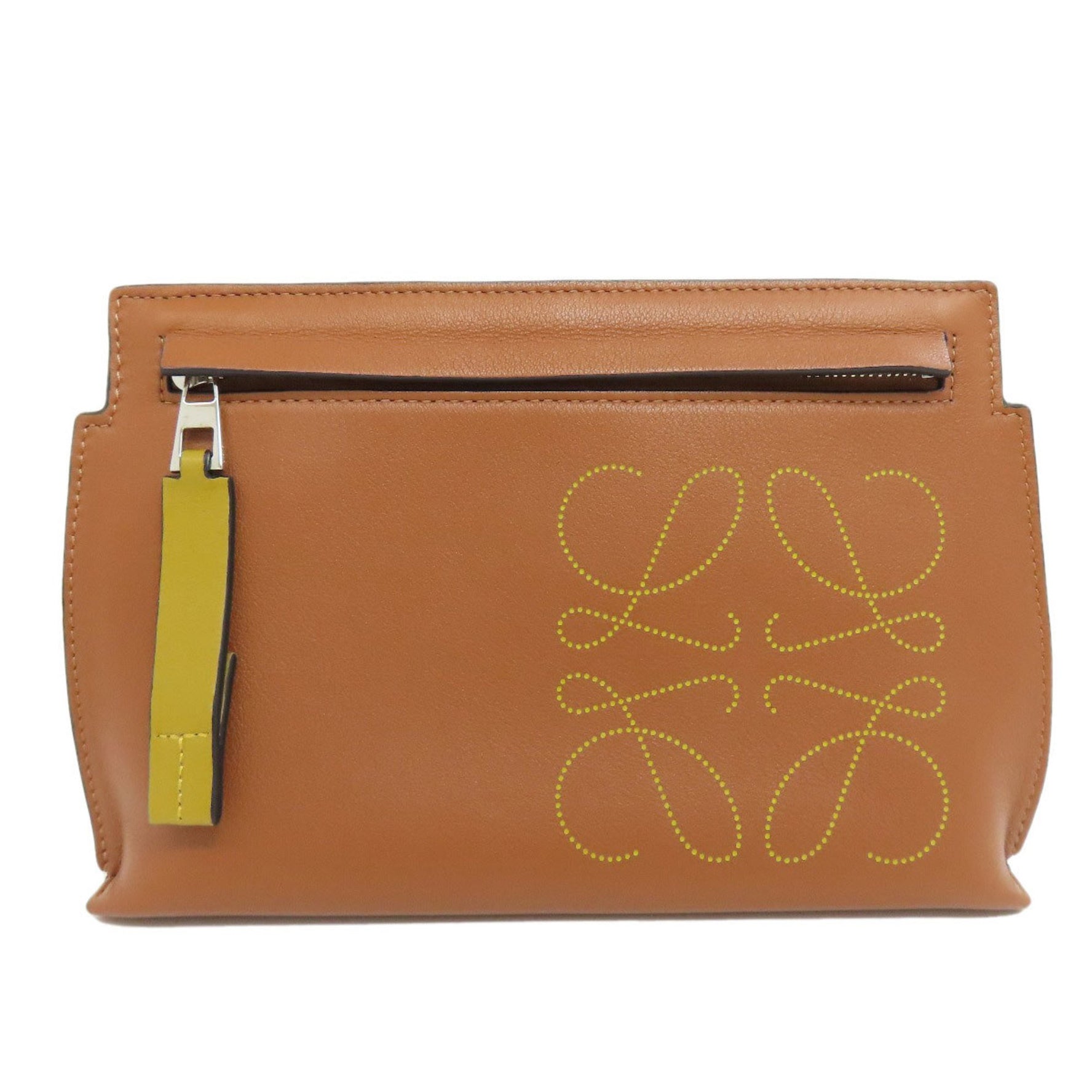LOEWE T Pouch Anagram Calfskin