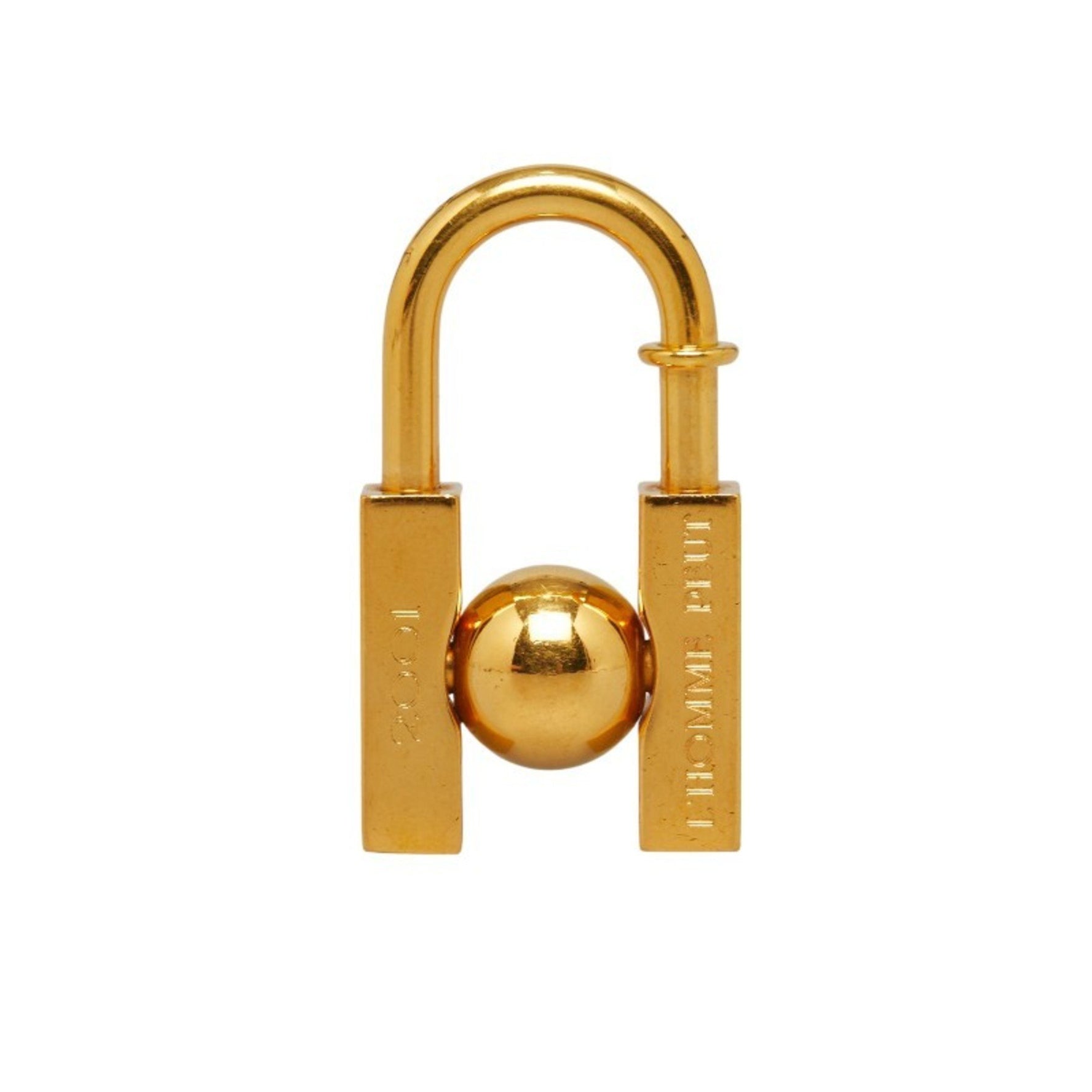 Hermes In Search of the Unknown Beauty Earth 2001 Padlock Charm Plated