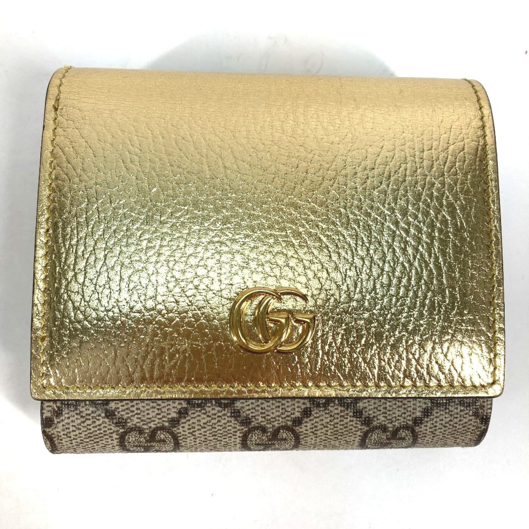Gucci Compact wallet Folded wallet Beige