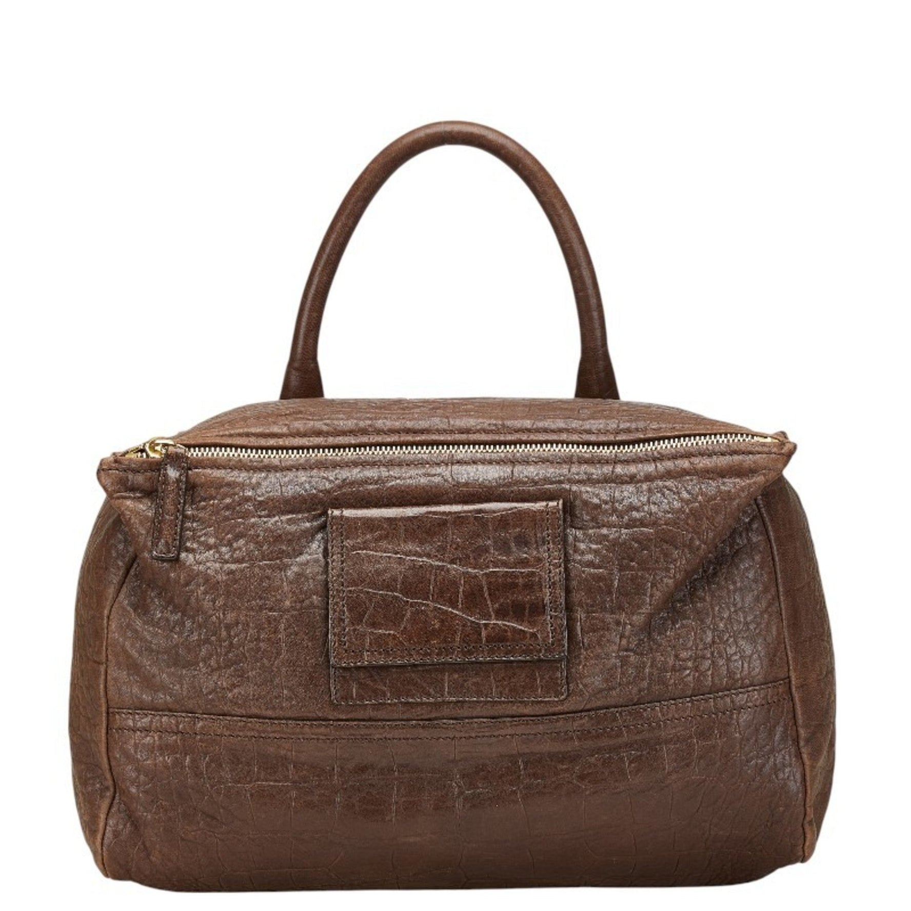 Givenchy Pandora one-shoulder bag in brown leather for women.