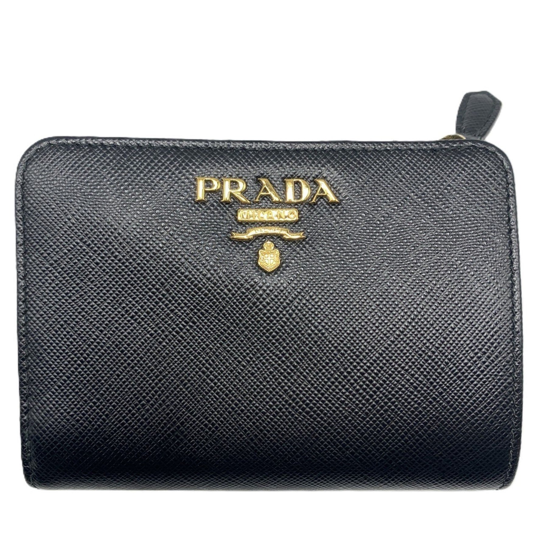 Prada Bi-fold Wallet Saffiano Leather