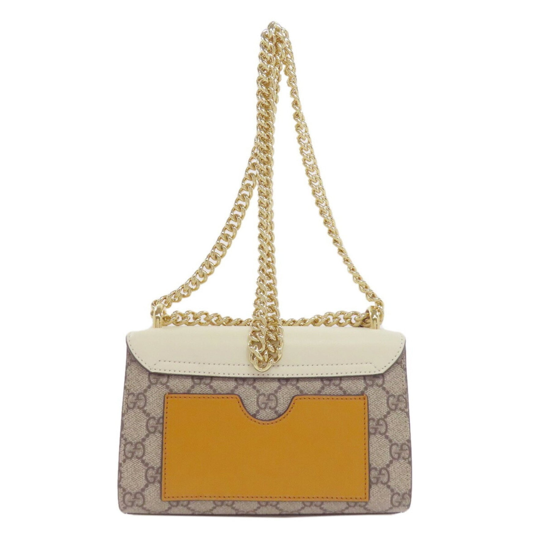 Gucci Small Padlock GG Supreme Shoulder Bag in PVC/Leather
