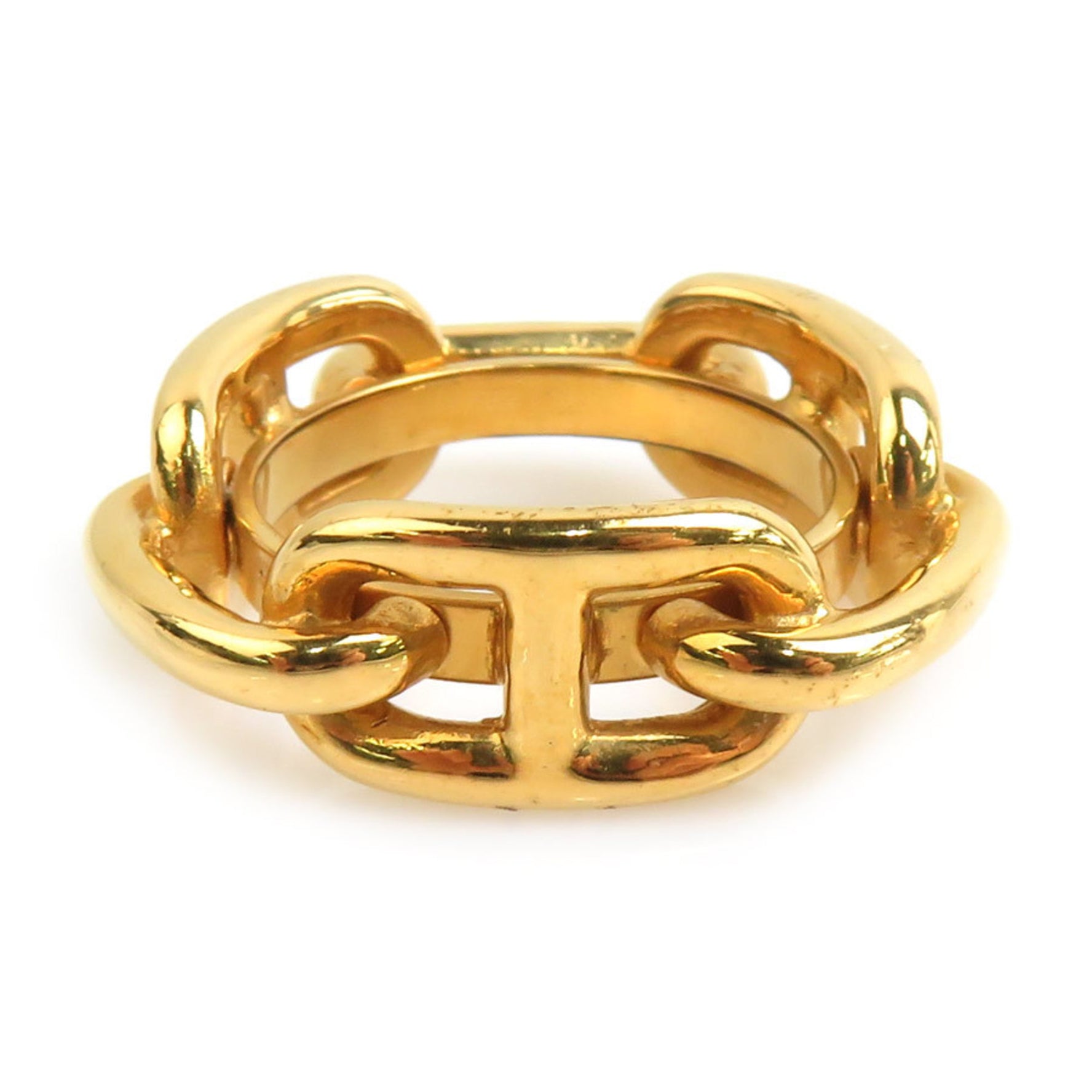Hermes Chaine d'Ancre scarf ring, metal