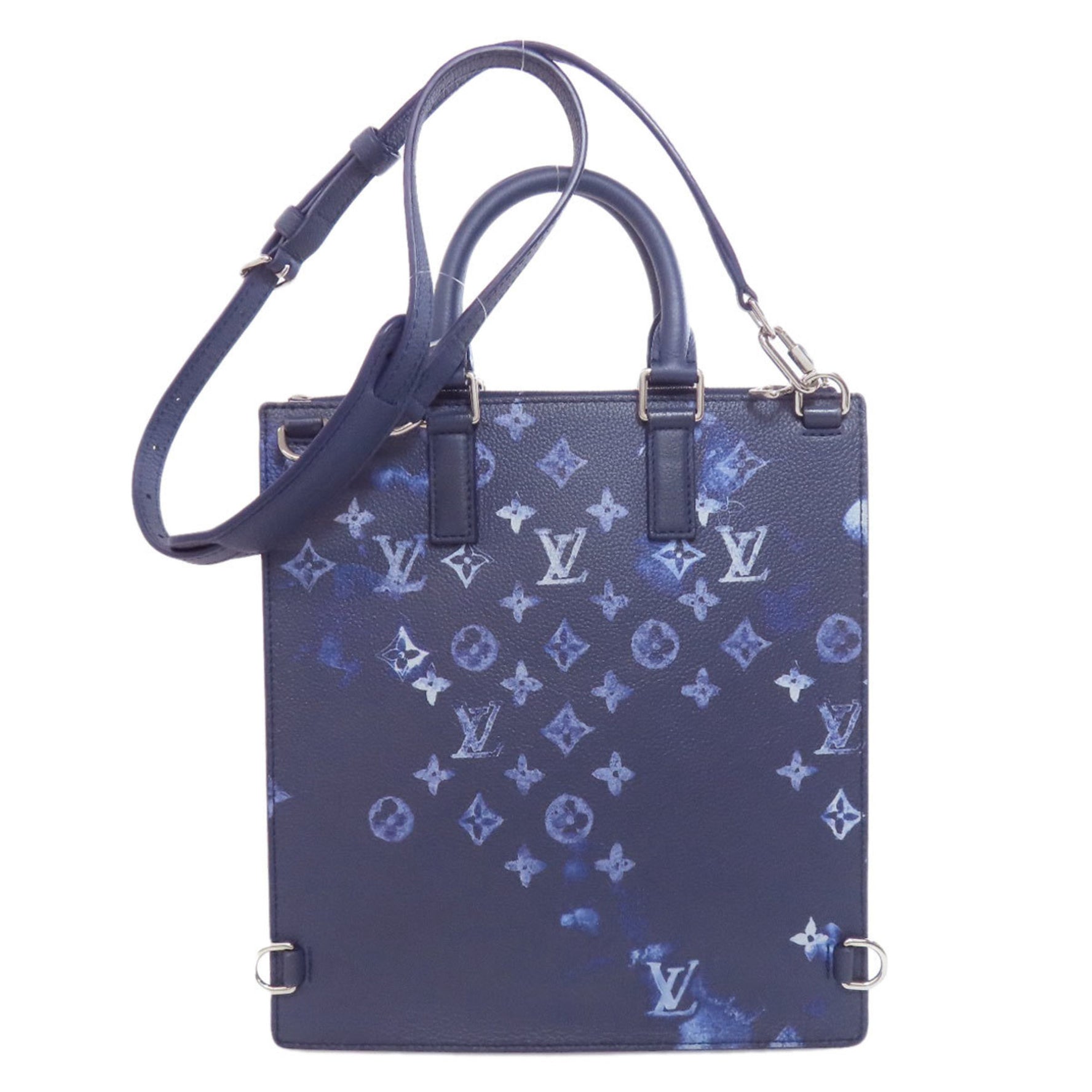 Louis Vuitton Sac Plat Monogram Watercolor Handbag in Canvas