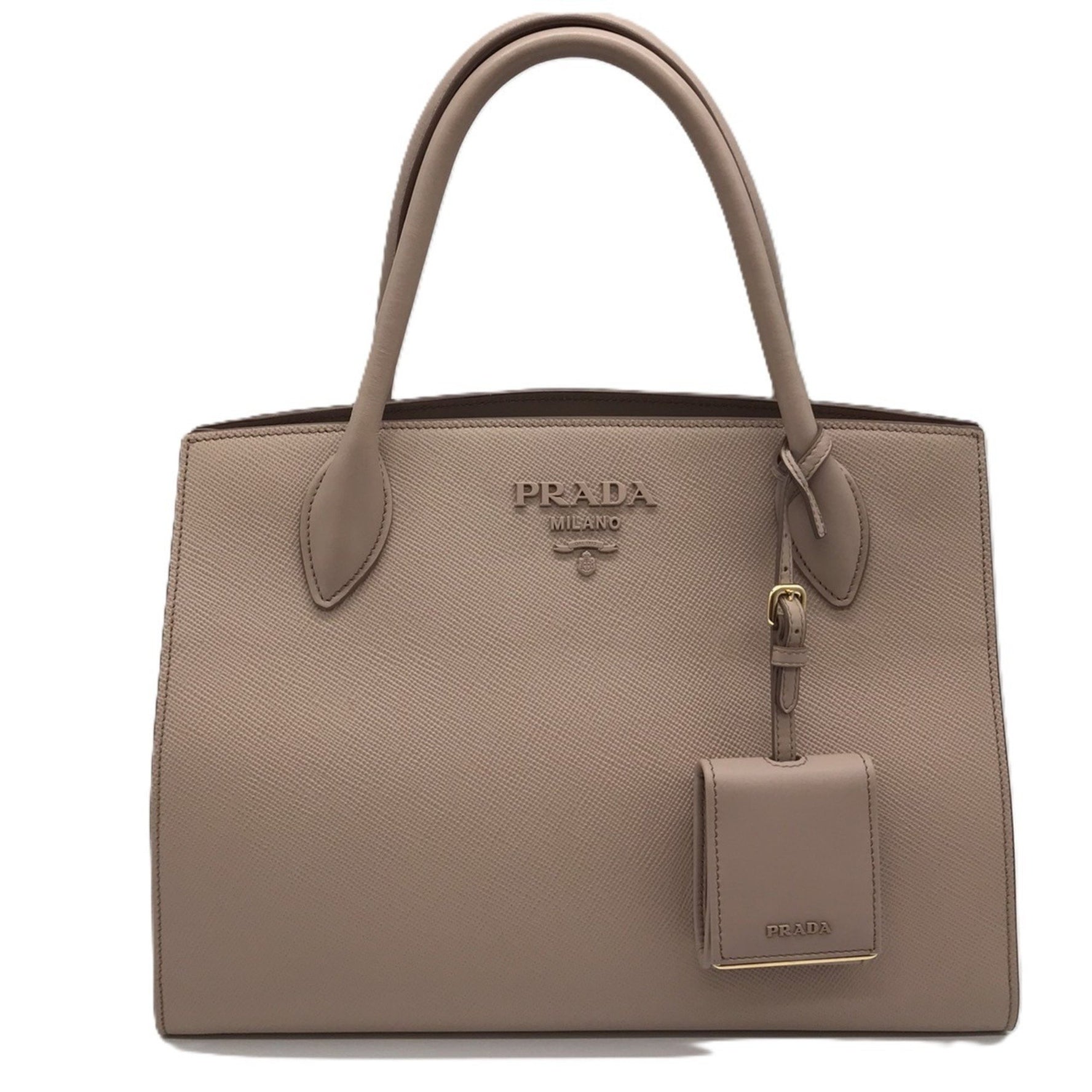 Prada Monochrome Bag Saffiano Handbag