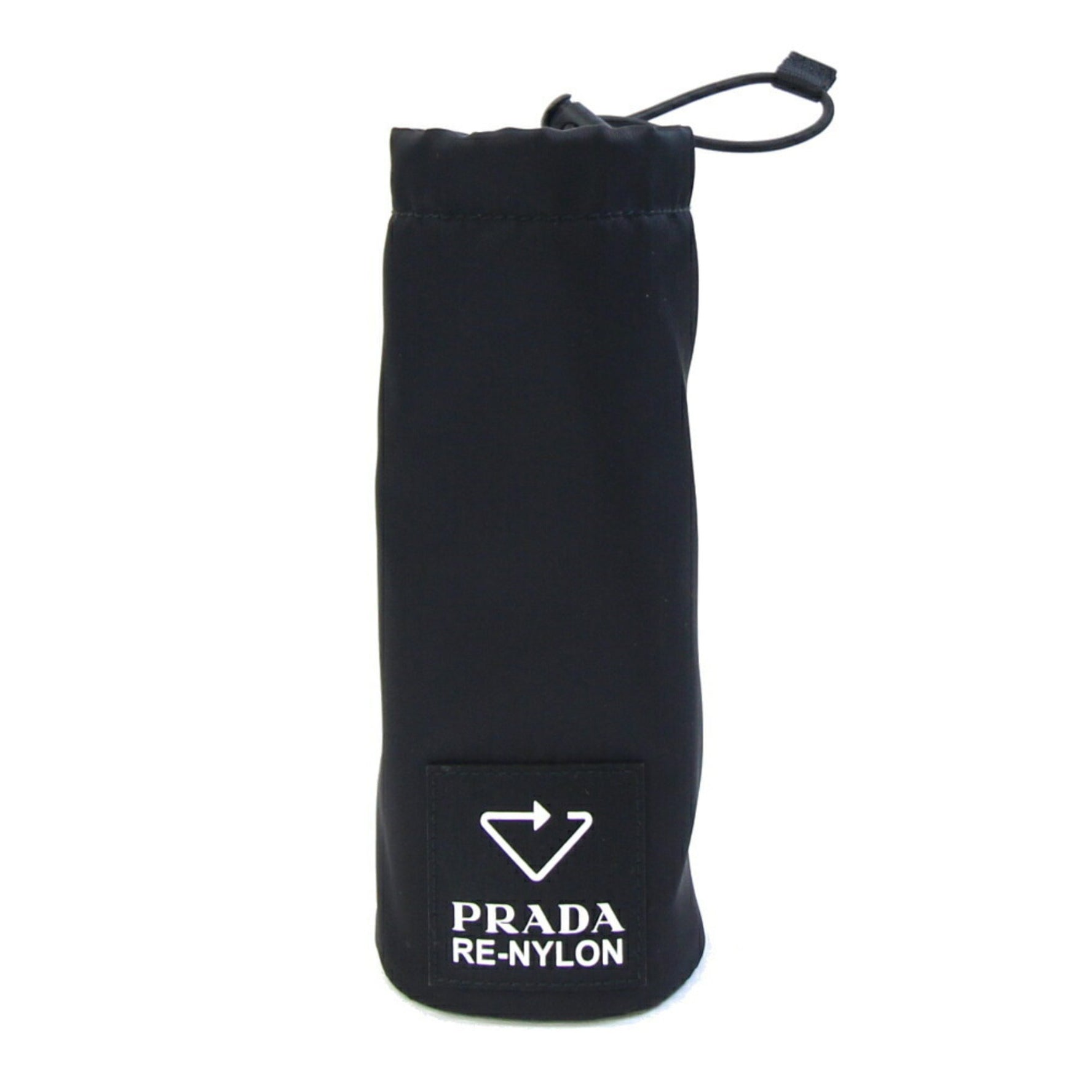 Prada Bottle Holder Black Nylon Pouch Cover Re-NYLON Men's