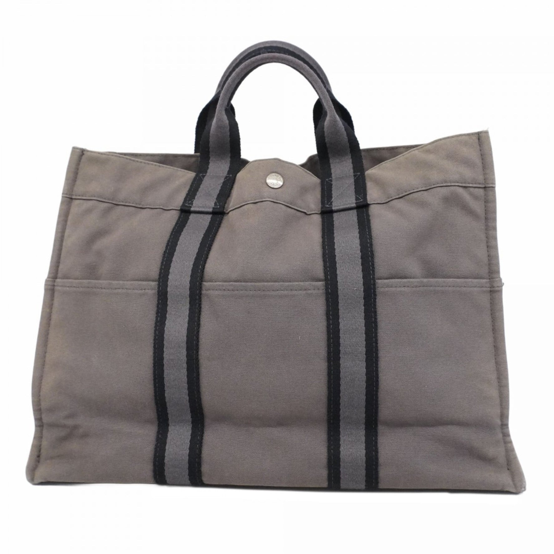 Hermes Hermès Foule MM Tote Bag, Canvas, Men's and