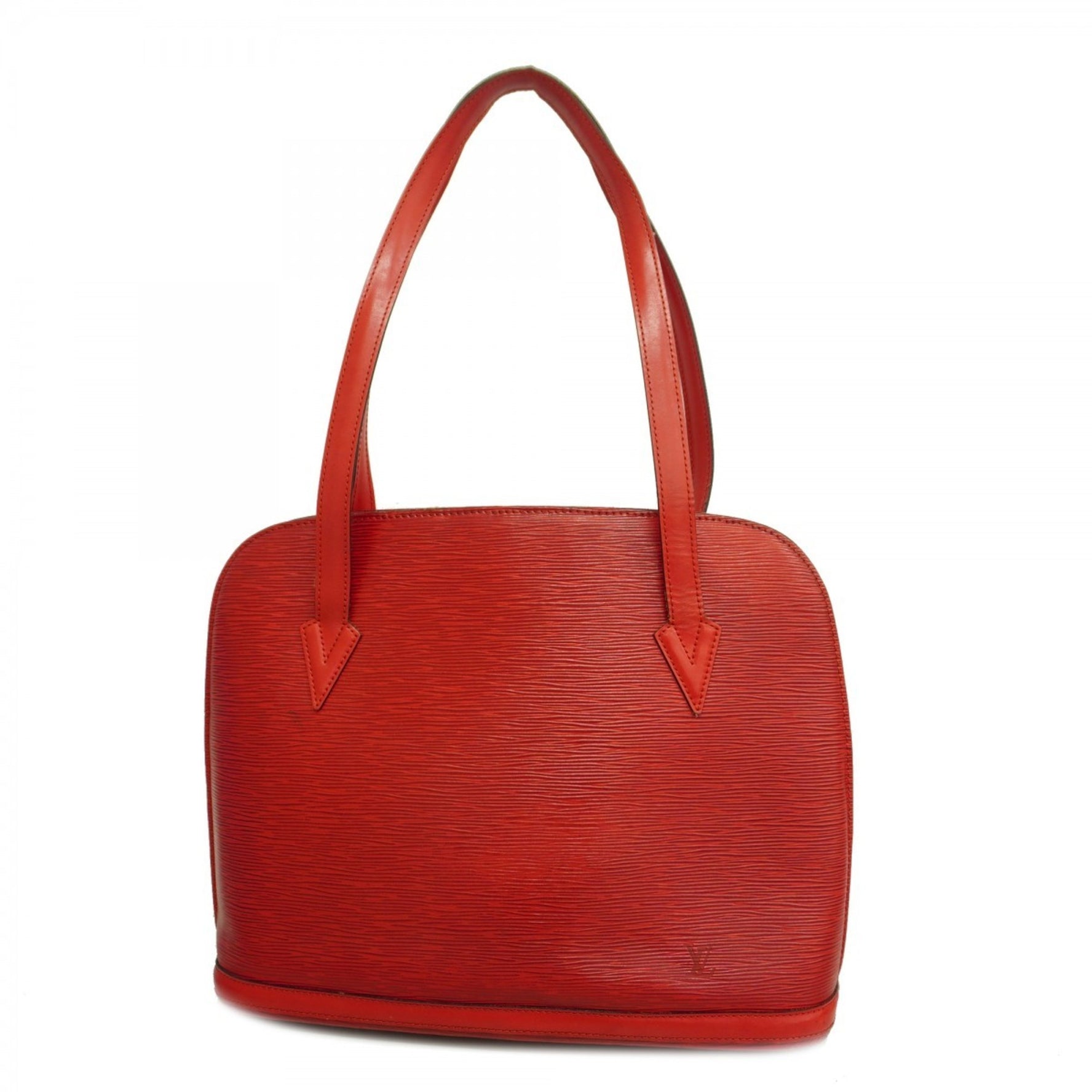 Louis Vuitton Epi Shoulder Bag Lussack Castilian Red