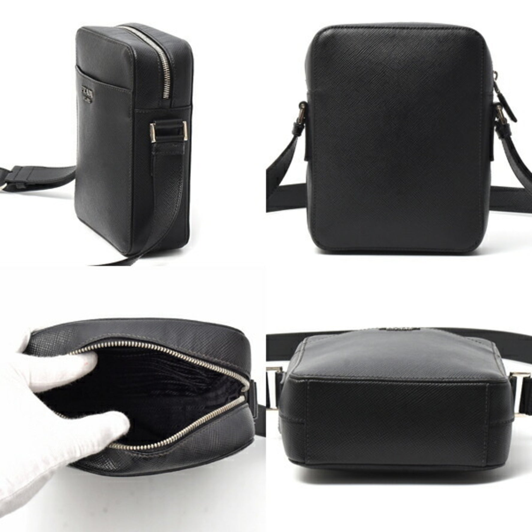 Prada Saffiano Shoulder/Crossbody Bag