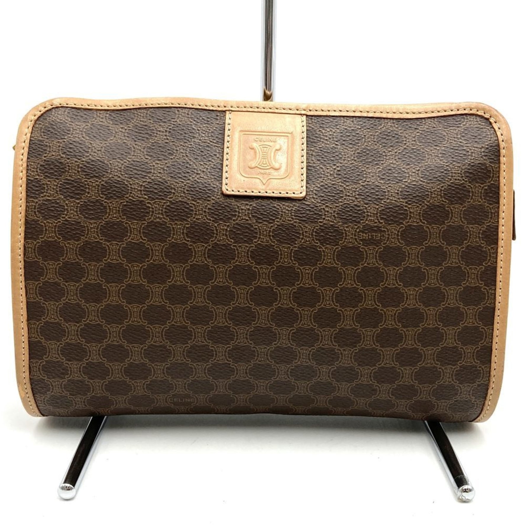 CELINE Second Bag Macadam Pattern Clutch and Men