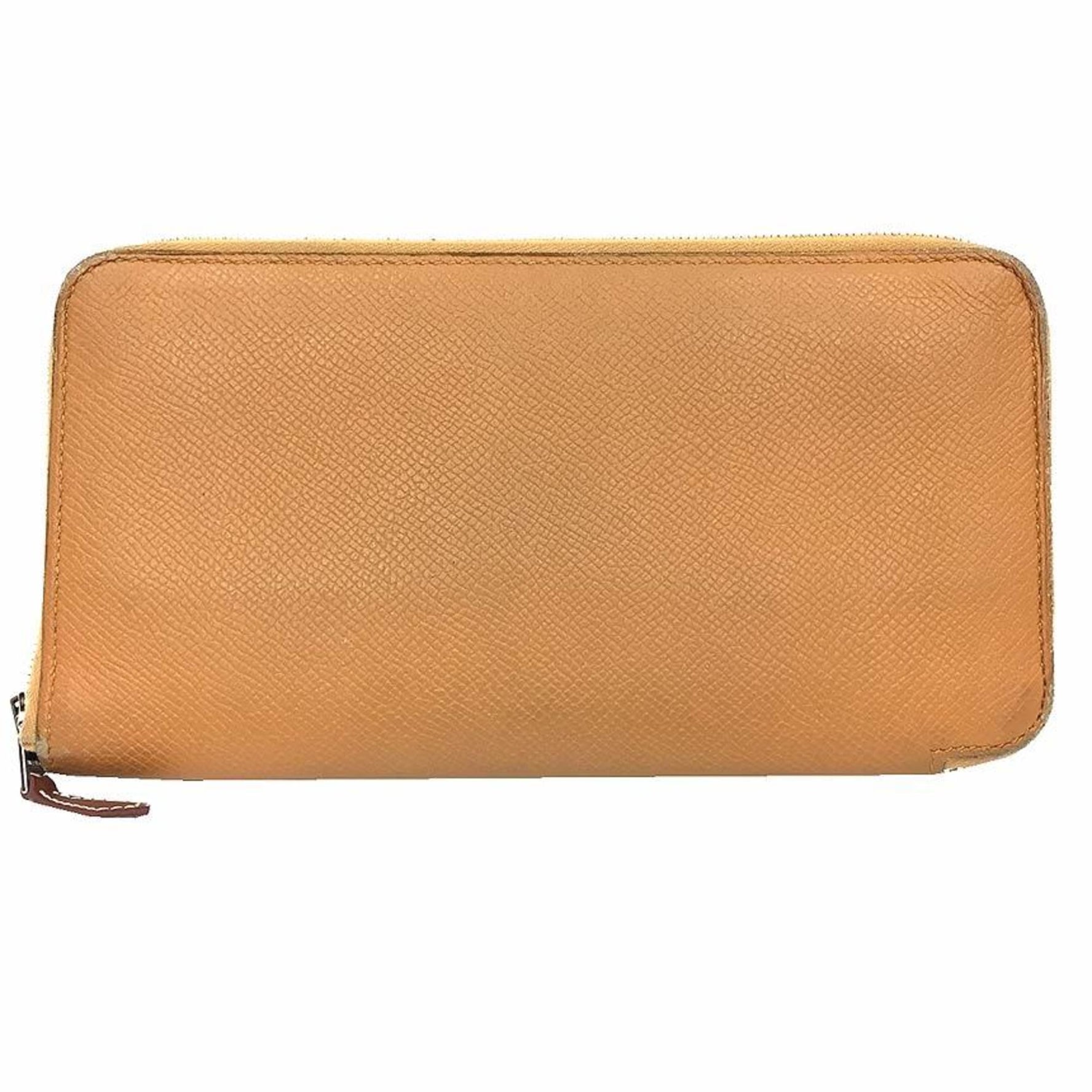 HERMES Azap Silkin Wallet Long Round Della Cavalleria