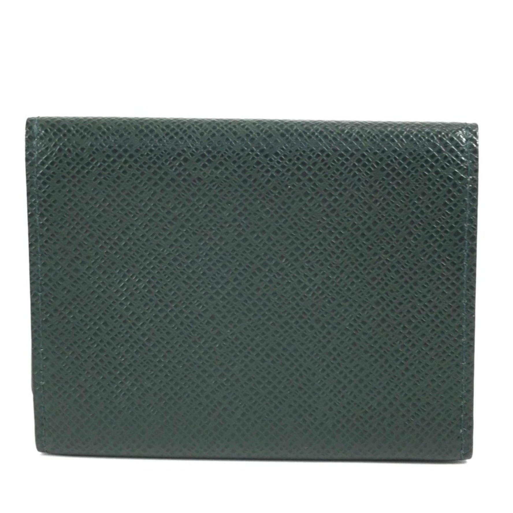Louis Vuitton Taiga Envelope Carte de Visite Business Card Holder Pass Case Holder/Card Leather Men's Episea Green