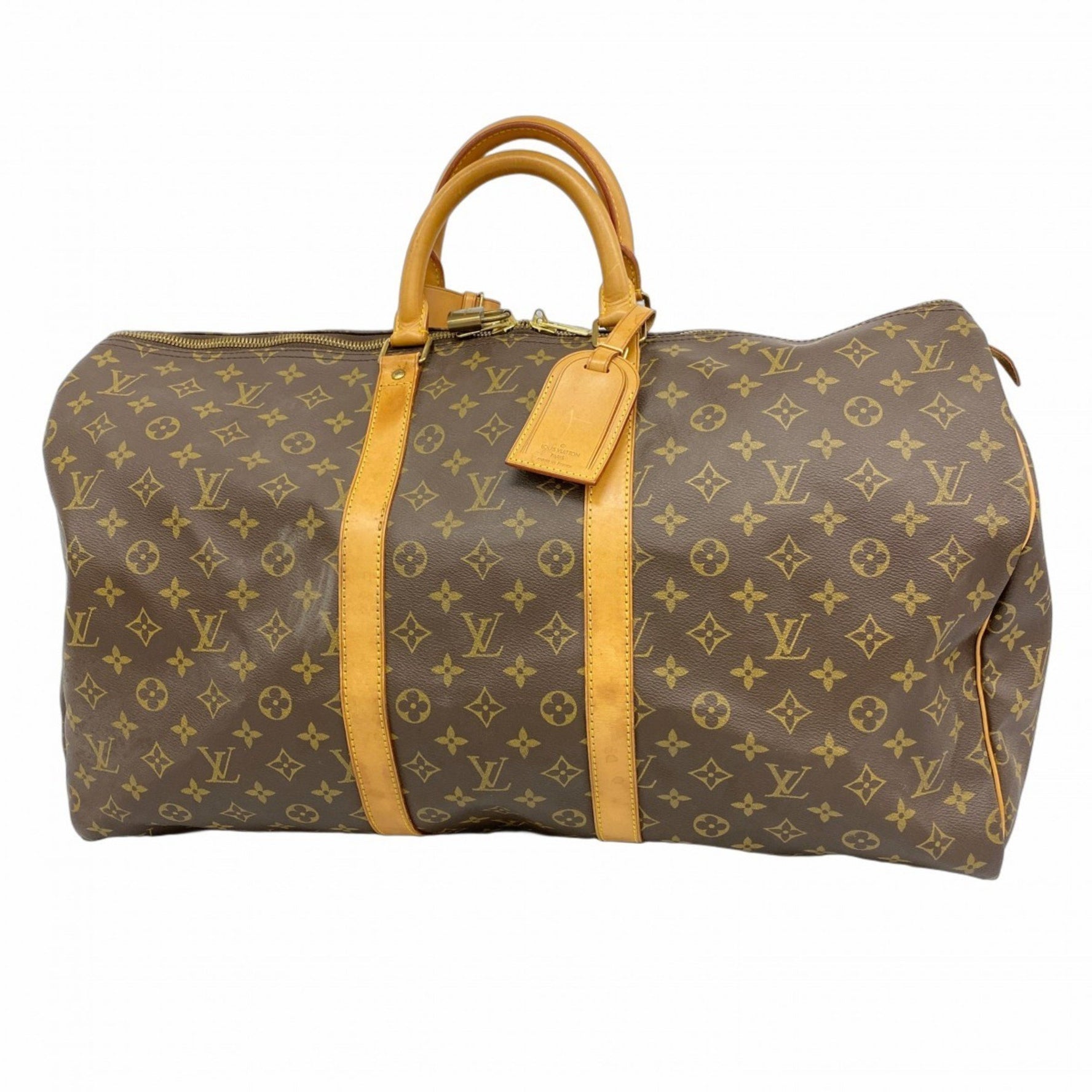 Louis Vuitton Monogram Keepall 55 Boston Bag Men's and