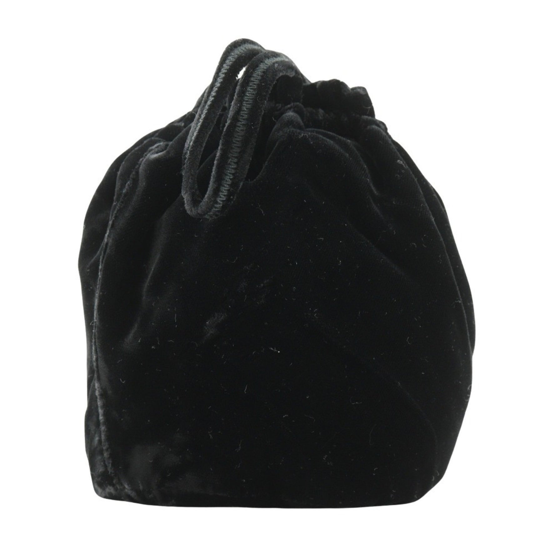 PRADA Pouch Black Velour NERO Purse