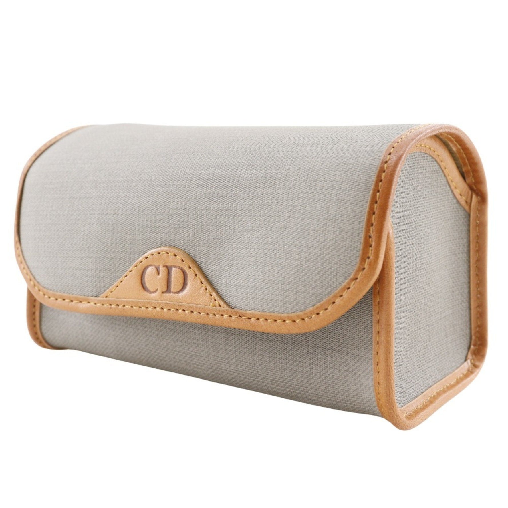 Christian Dior CD logo pouch, novelty, PVC, made in Spain, magnetic, logo