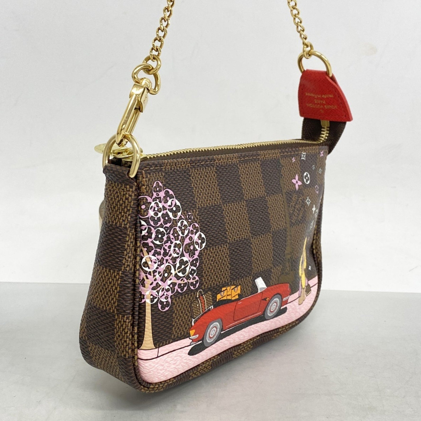 Louis Vuitton Damier Vivienne Mini Pochette Accessoires Multicolor Ebene