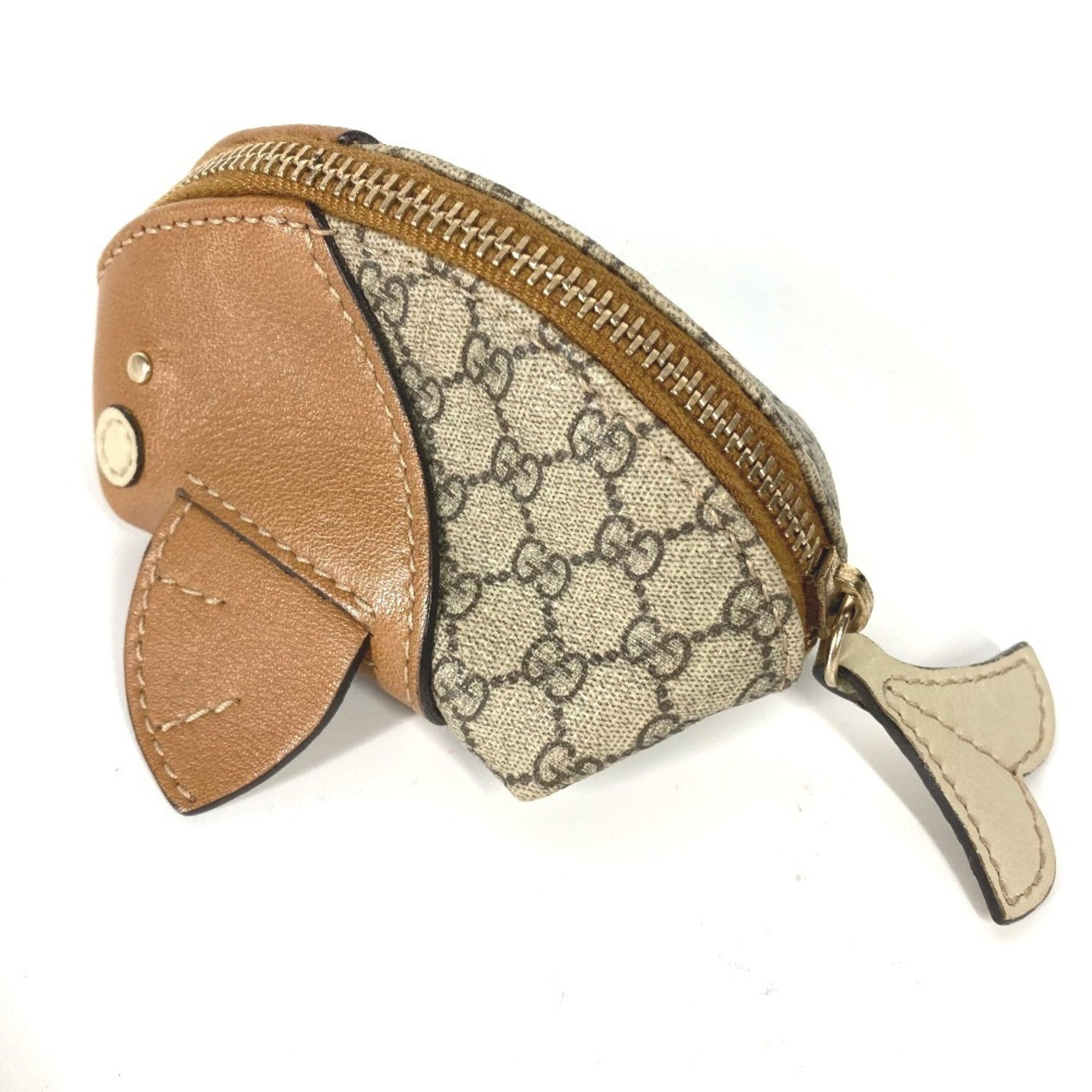 GUCCI GG Plus Whale Wallet/Coin Case in PVC/Leather