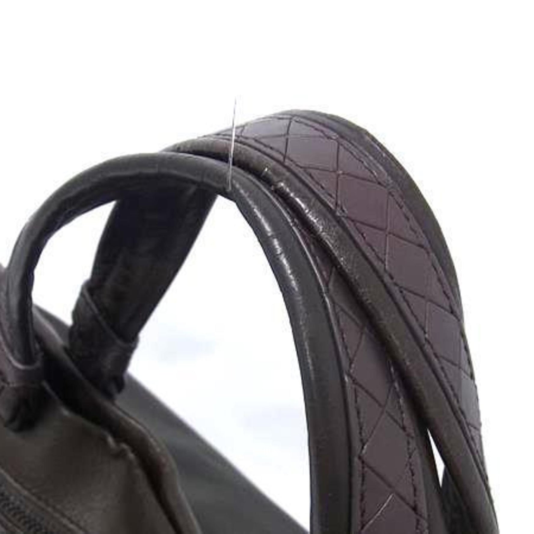 BOTTEGA VENETA Bottega Veneta Handbag Intrecciato Scorpito - Dark Brown Leather