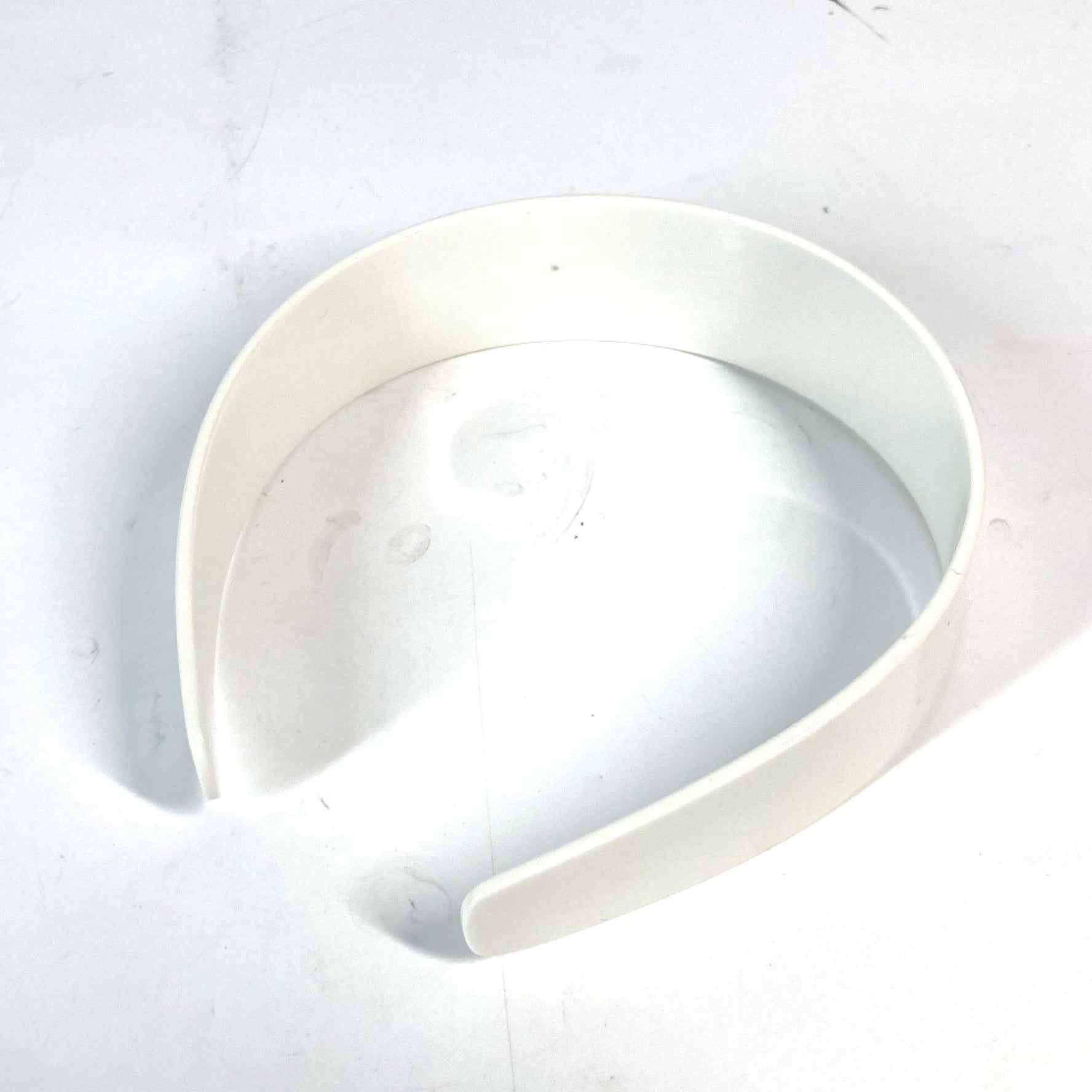 CELINE Headband, Hair, Plastic, White