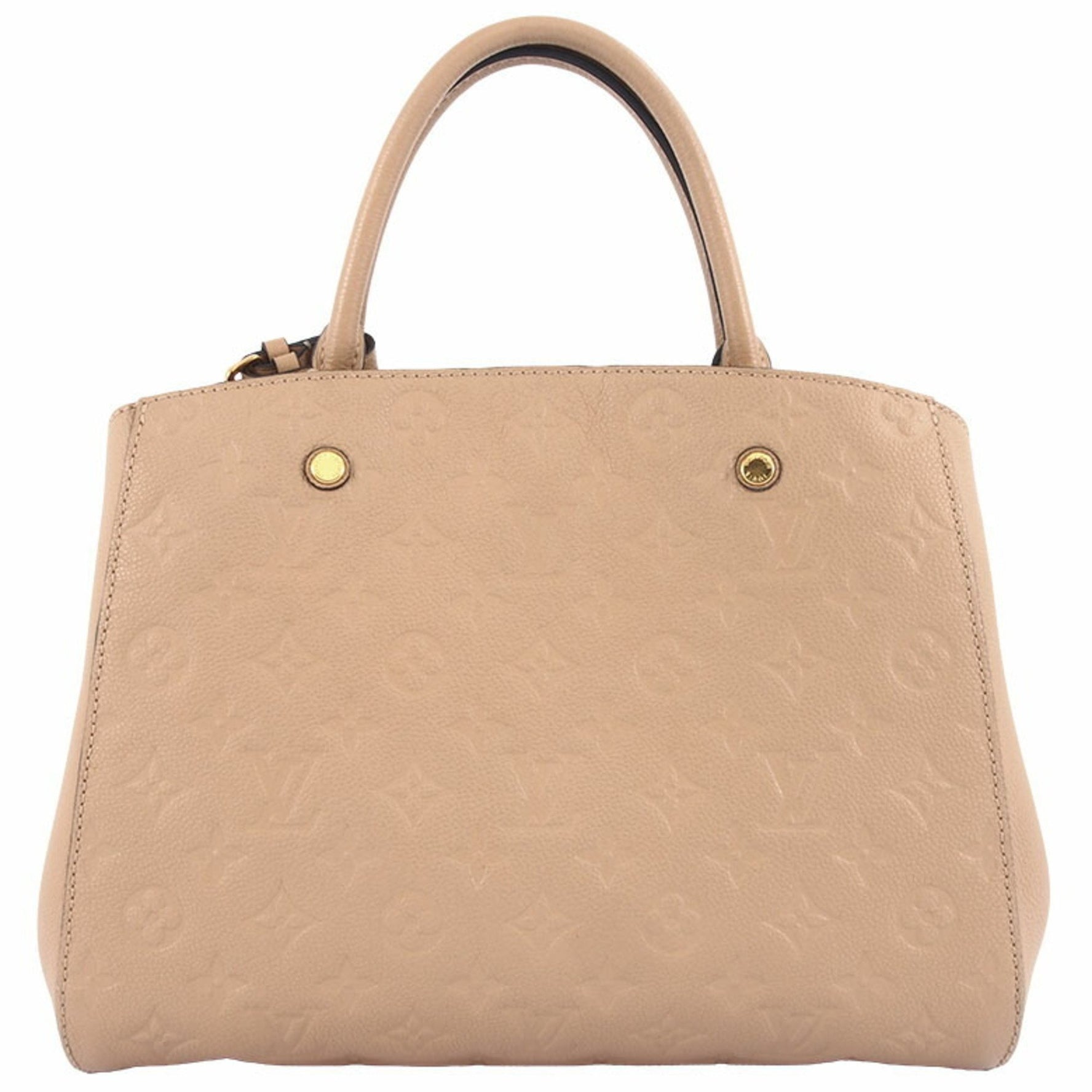 Louis Vuitton Montaigne MM Handbag Monogram Empreinte Leather